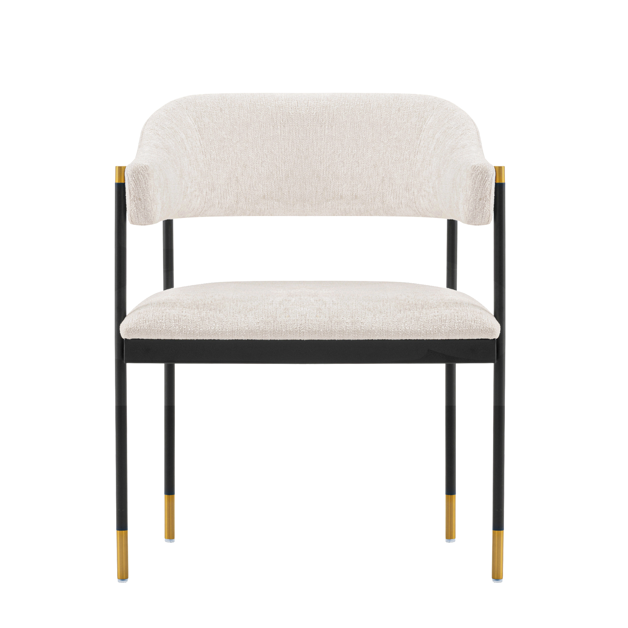 Manhattan Comfort, Modern Lia Boucle Armchair in Cream, Primary Color Cream, Included (qty.) 1 Model DC074