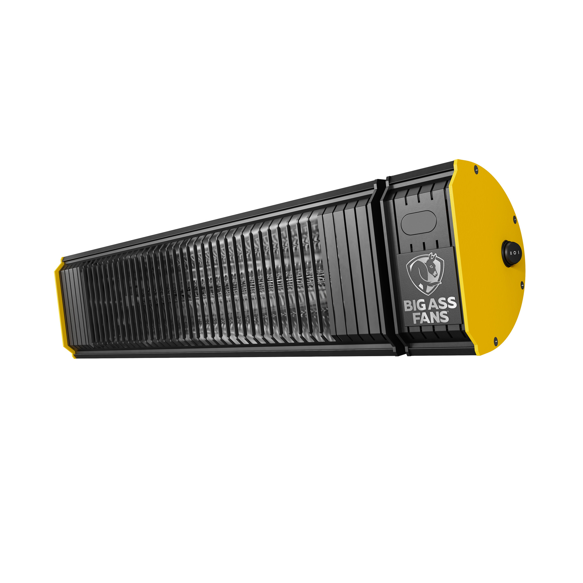 Big Ass Fans, Obsidian 1500W, 120V Indoor/Outdoor Electric Heater, Fuel Type Electric, Heat Output 5100 Btu, Heat Type Radiant, Model BAFCF15120B