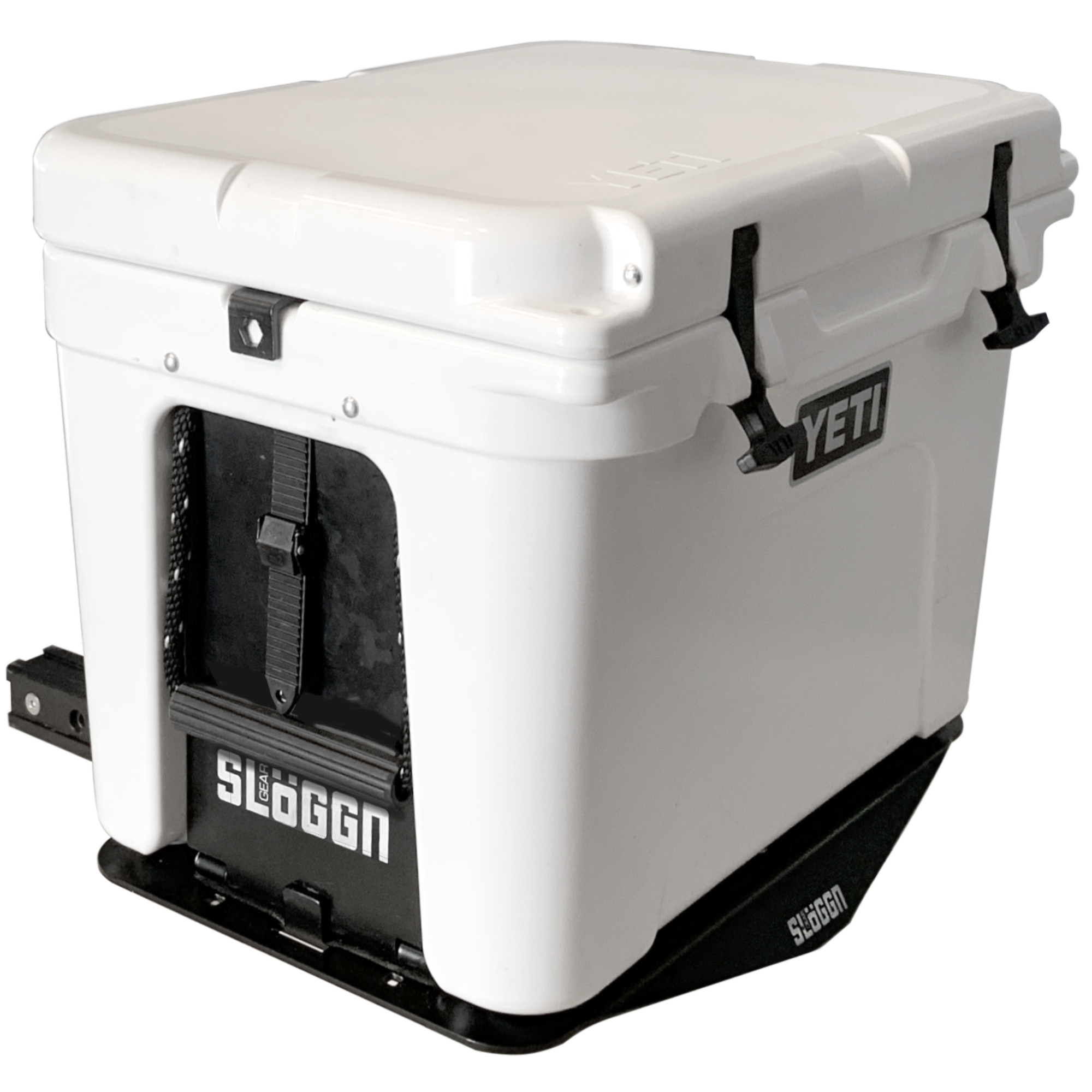 Sloggn Gear Company, Hitch Mount YETI Cooler Carrier, Capacity 300 lb, Receiver Size 2 in, Material Carbon Steel, Model 58945