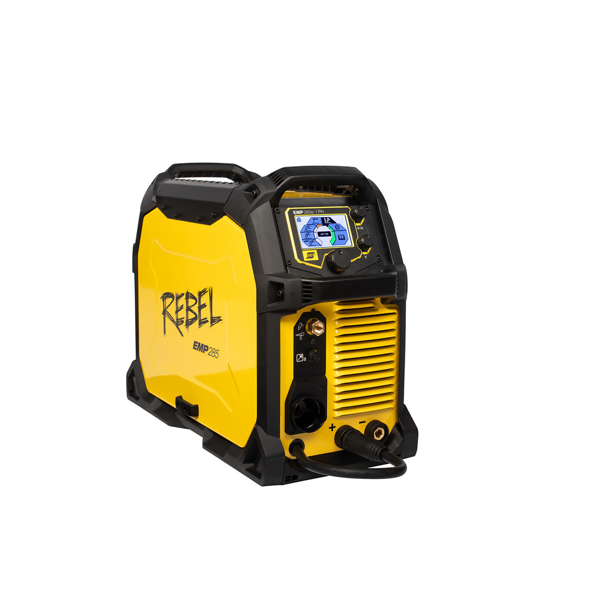 ESAB, Rebel EMP 285ic Multi-Process Welder 3 Phase, Volts 460-575 Max. Amps 300 Mig Ready, Model 0558102556