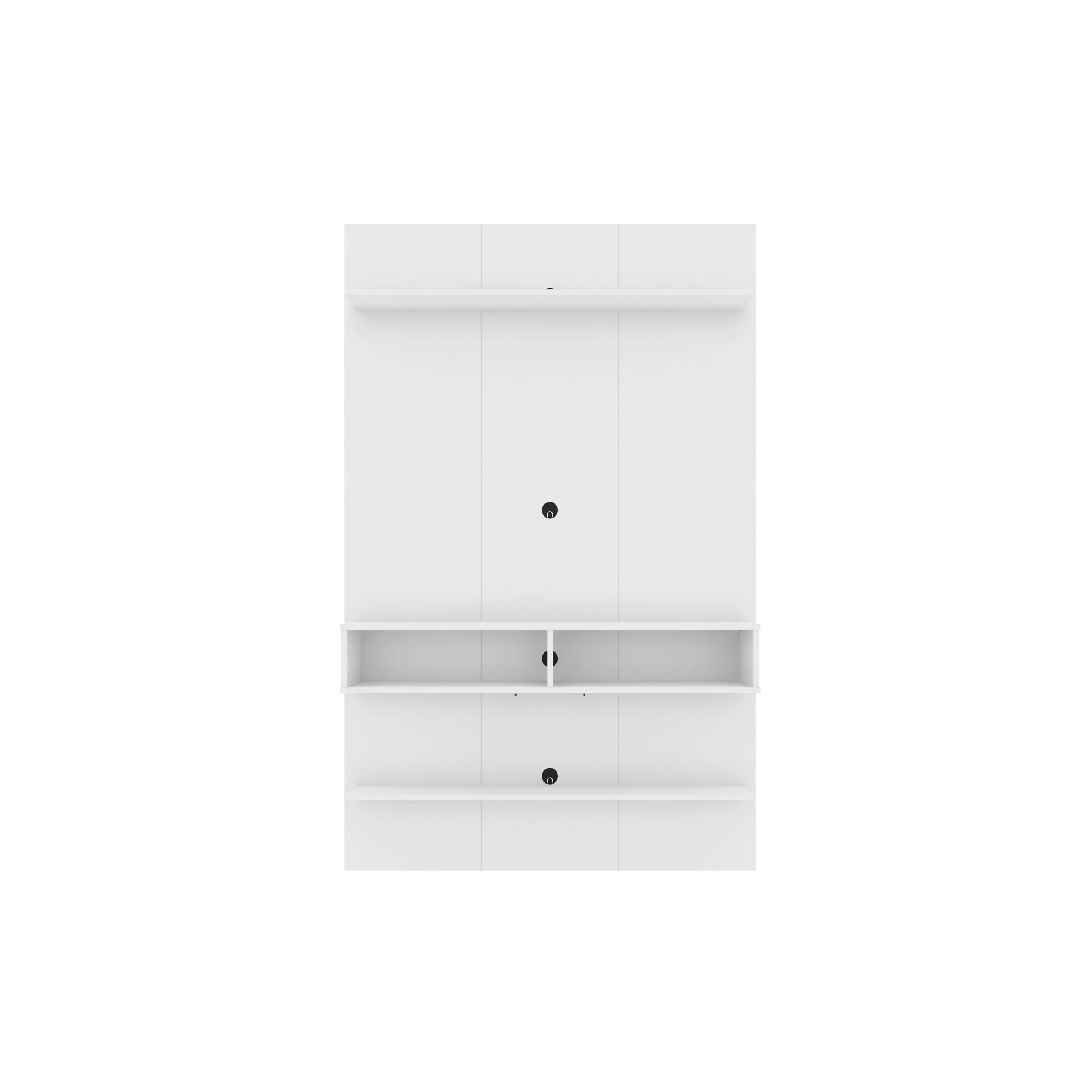 Manhattan Comfort, Libra Long Floating 45.35 Wall Ent Cntr White, Width 45.35 in, Height 71.26 in, Depth 11.65 in, Model 237BMC