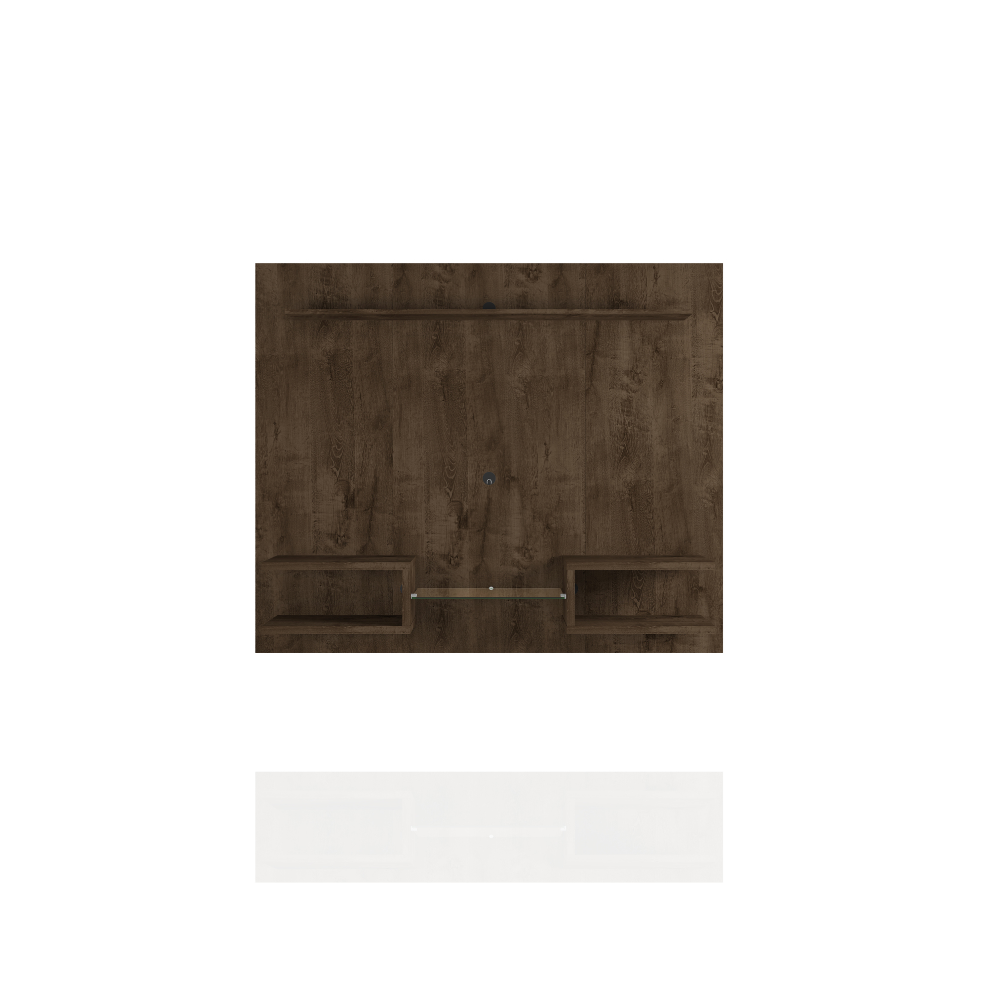 Manhattan Comfort, Plaza 64.25 Modern Floating Wall Ent Cntr Brown, Width 64.25 in, Height 53.54 in, Depth 11.65 in, Model 224BMC