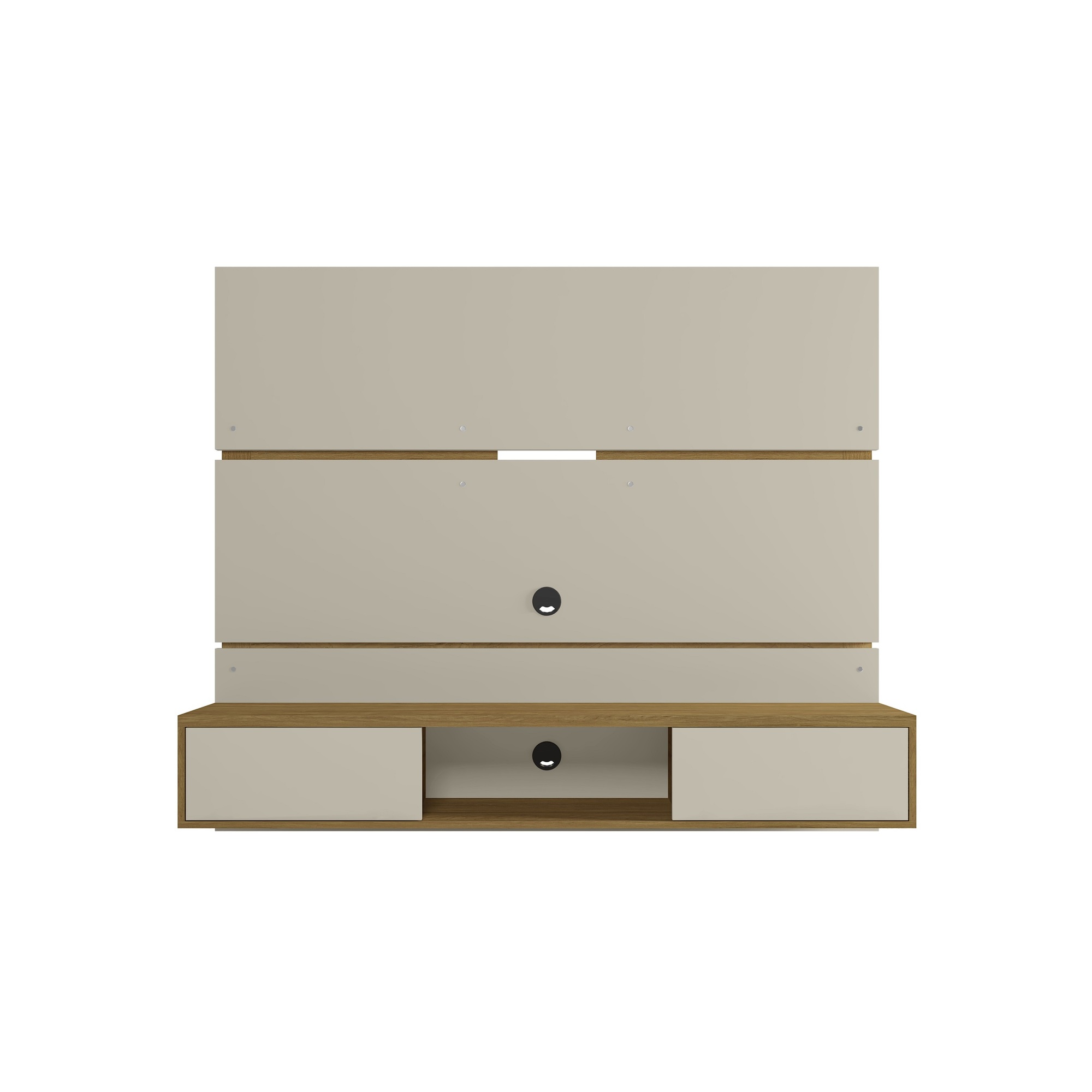Manhattan Comfort, Vernon 62.99 Floating Wall Ent Cntr in Off White, Width 62.99 in, Height 53.54 in, Depth 12.87 in, Model 236BMC