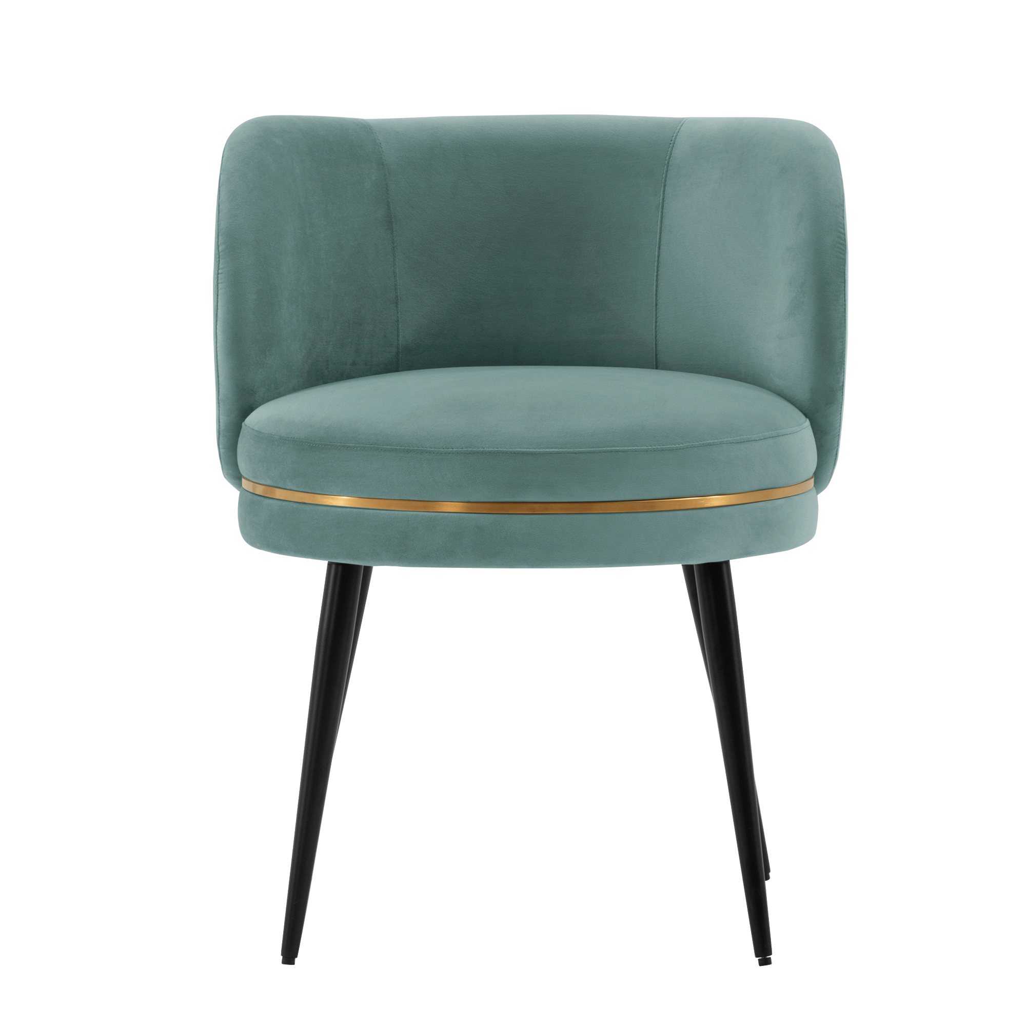 Manhattan Comfort, Modern Kaya Pleated Velvet Chair in Mint Green, Primary Color Green, Included (qty.) 1 Model DC080