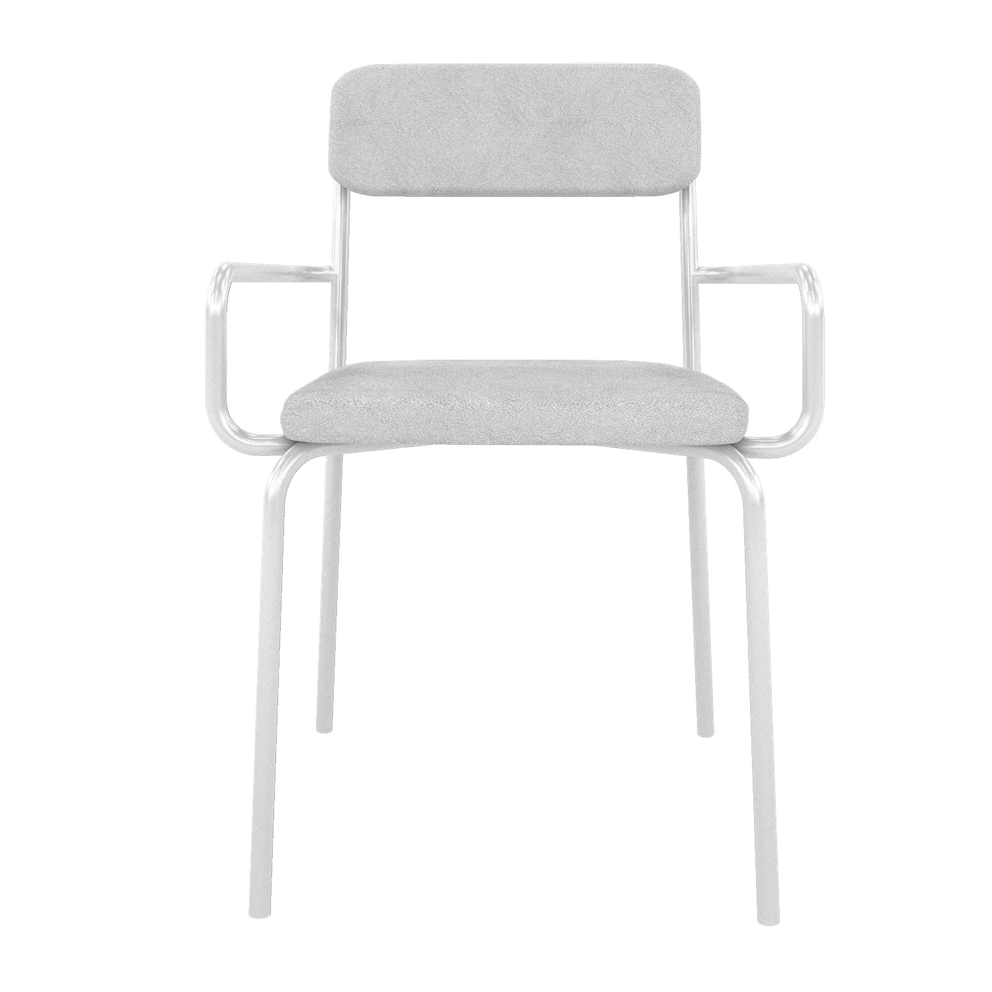 Manhattan Comfort, Whythe PU Leather Chair in White, Primary Color White, Included (qty.) 1 Model 2PZ