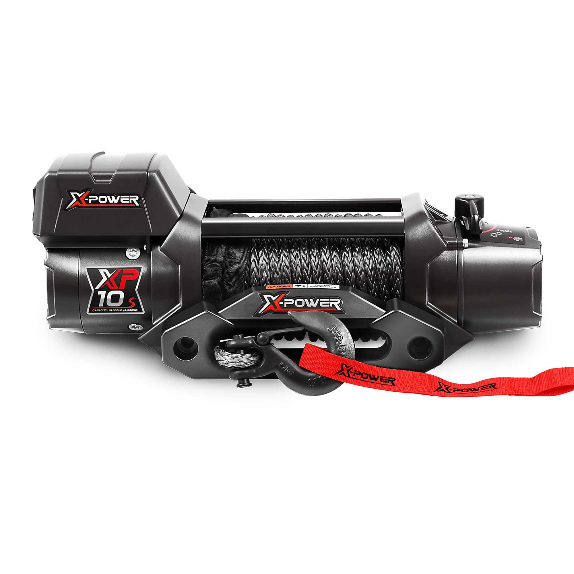 XPower, 10000 LBS. WINCH NON-INTEGRATED - SYNTHETIC, Capacity (Line Pull) 10000 lb, Model 10802008
