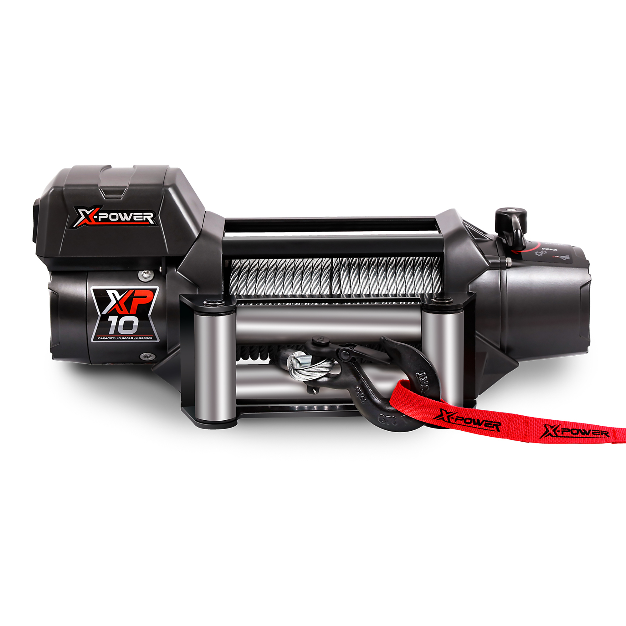 XPower, 10000 LBS. WINCH NON-INTEGRATED - STEEL, Capacity (Line Pull) 10000 lb, Model 10802007