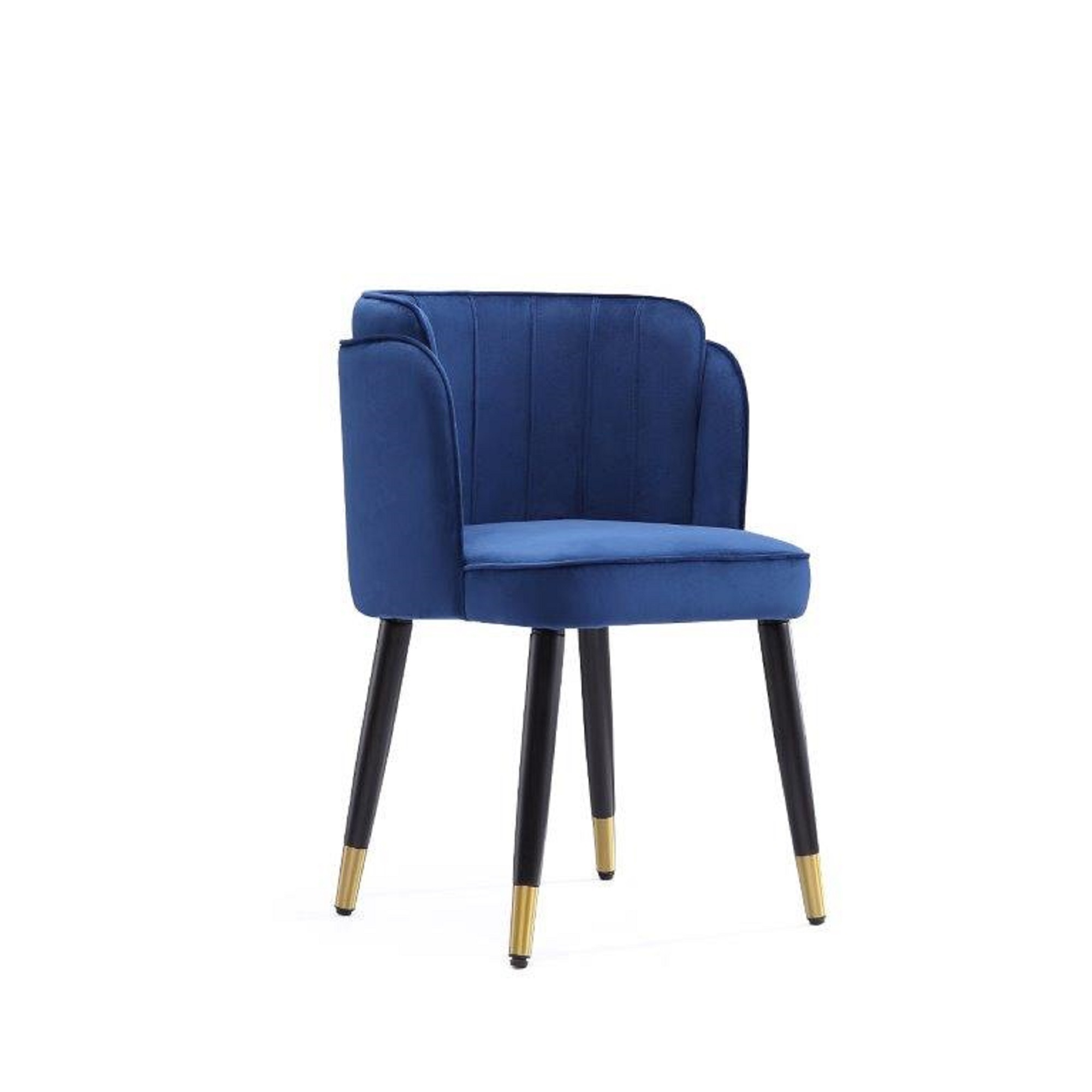 Manhattan Comfort, Zephyr Velvet Chair in Royal Blue, Primary Color Blue, Included (qty.) 1 Model DC043