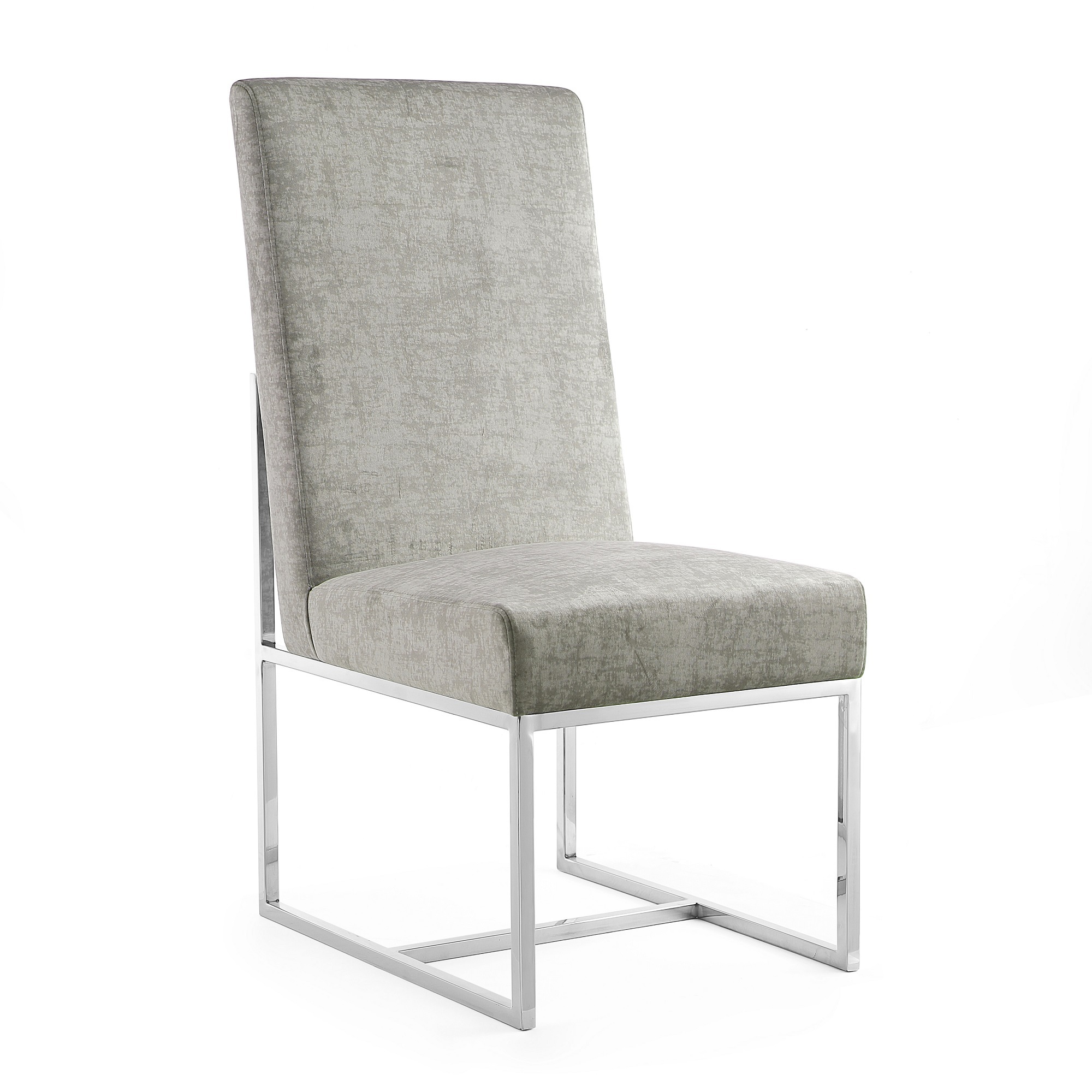 Manhattan Comfort, Element Steel Velvet Chair, Primary Color Gray, Included (qty.) 1 Model DC030