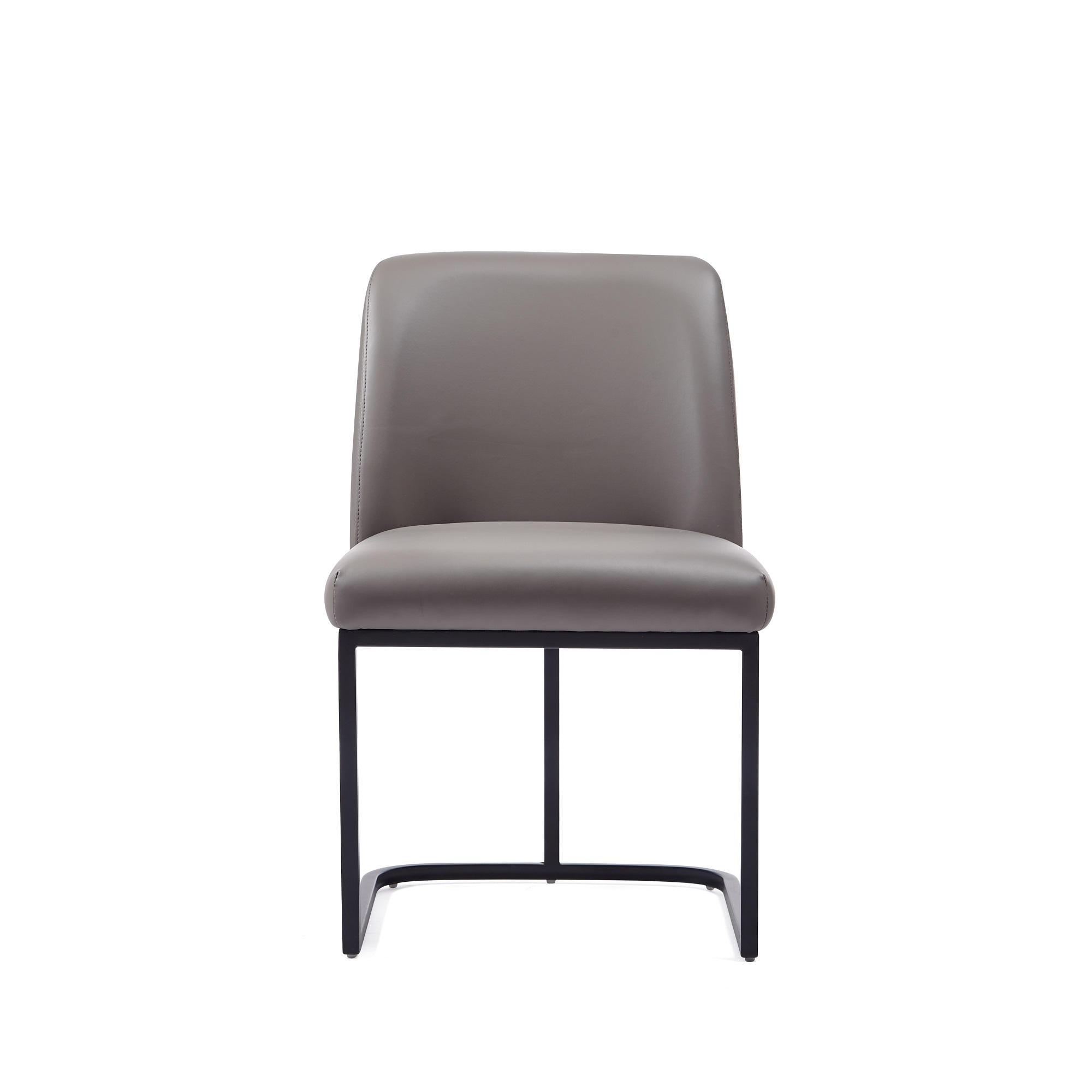 Manhattan Comfort, Serena Faux Leather Chair in Grey, Primary Color Gray, Included (qty.) 1 Model DC056