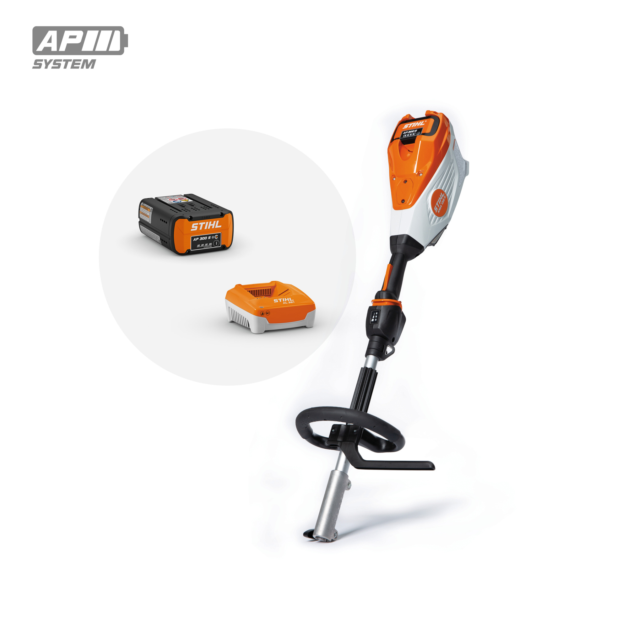 Stihl, Professional Lithium-Ion KombiSystem', Primary Power Source Battery, Model KMA 135 R SET