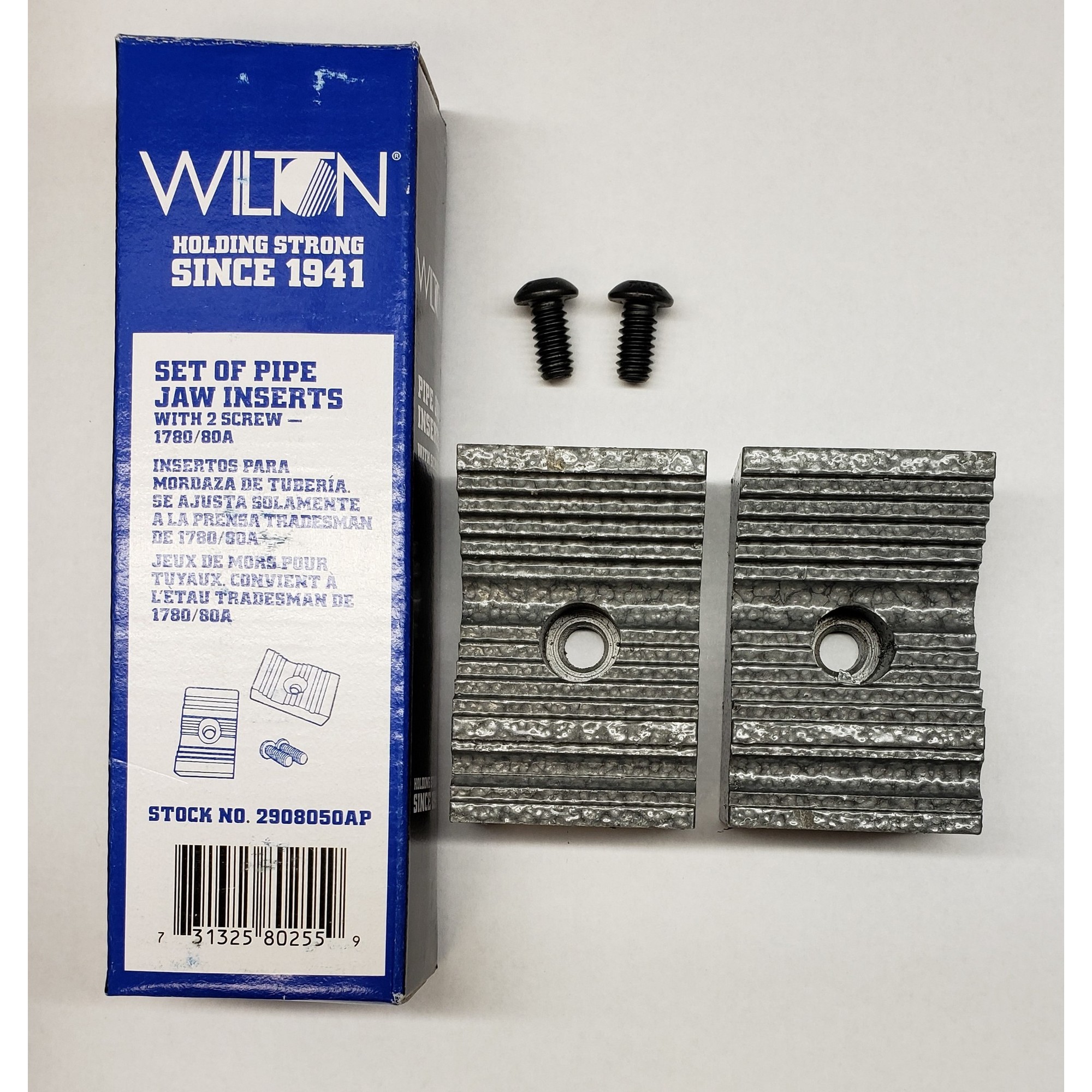 Wilton, Vise Jaw Caps, Jaw Width 8 in, Jaw Capacity 8 in, Model 2908050AP