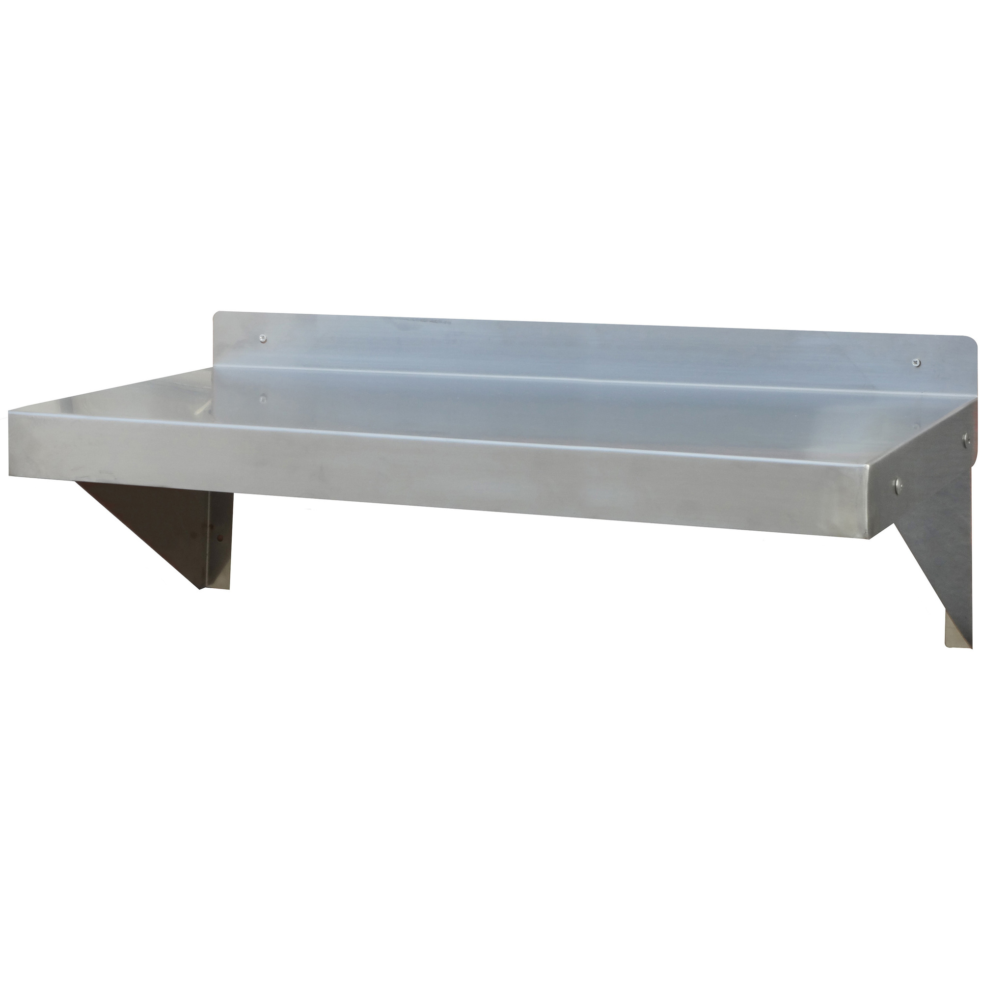 Sportsman Series, 36Inch Stainless Steel Wall Shelf, Height 6 in, Width 12 in, Depth 12 in, Model SSWSHELF36