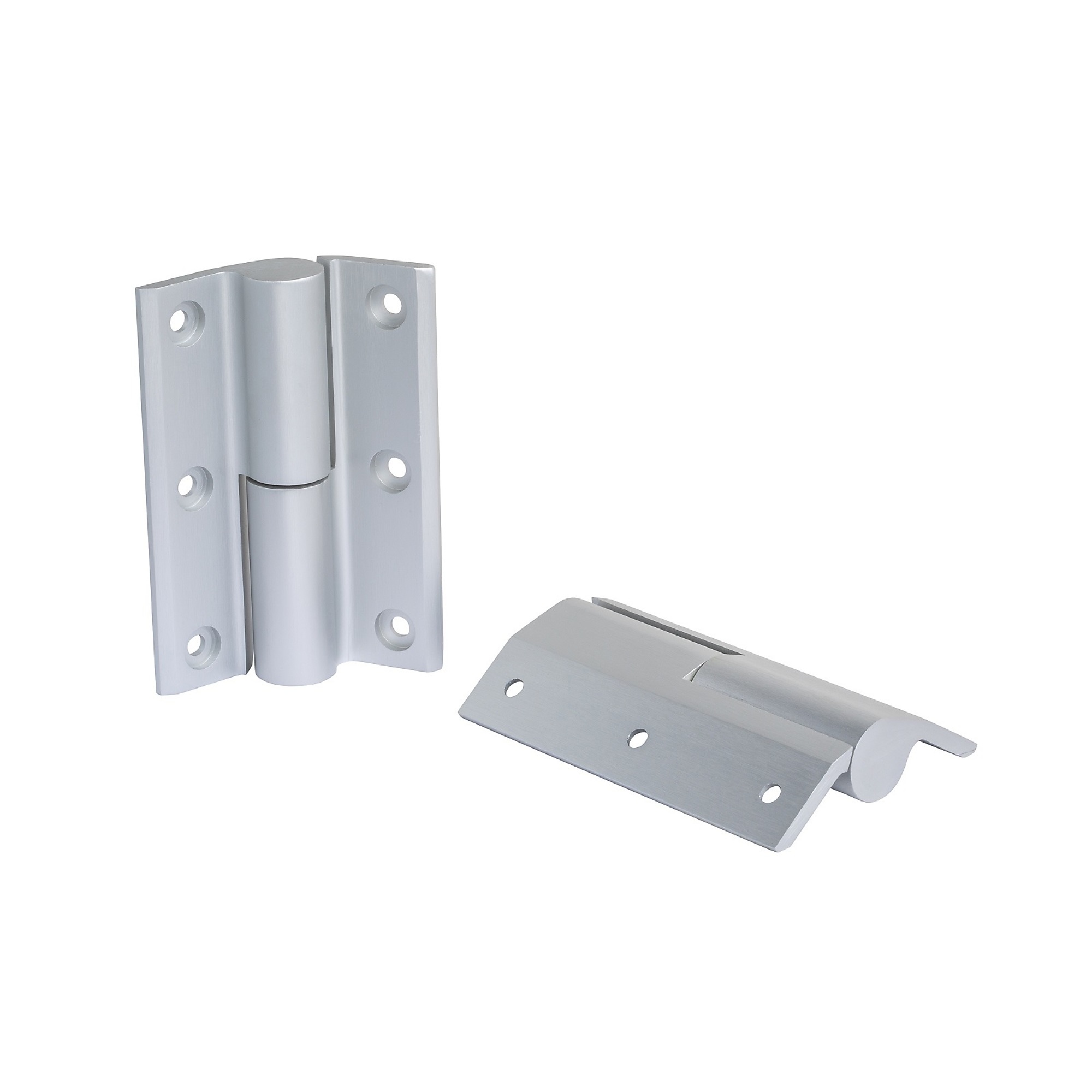 Global Door Controls, Deluxe Storefront Aluminum Door Hinge Kit, Model TH1100-HK1-AL
