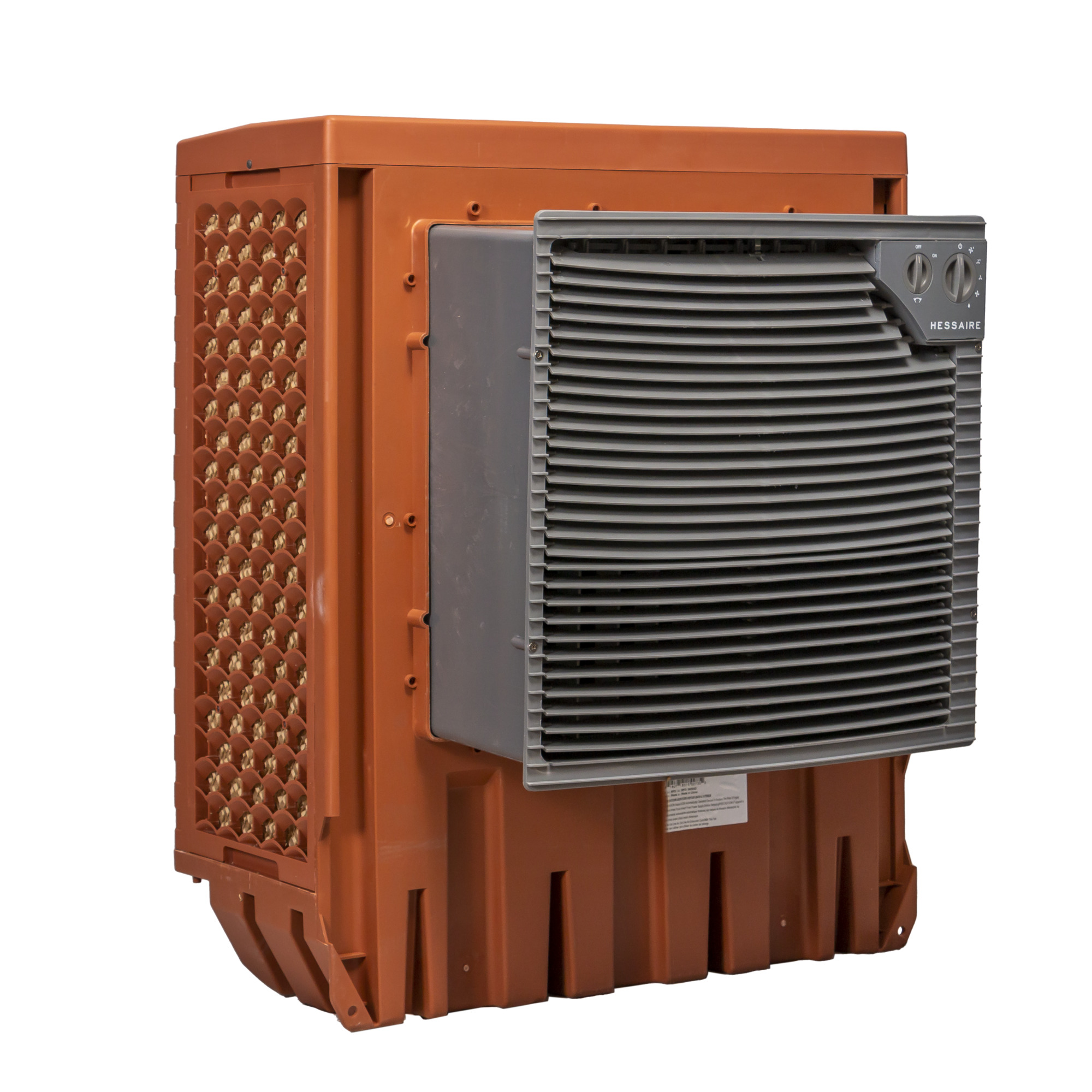 Hessaire, Window Mounted Evaporative Cooler, Air Delivery 6100 cfm, Oscillating, Model DXW6100