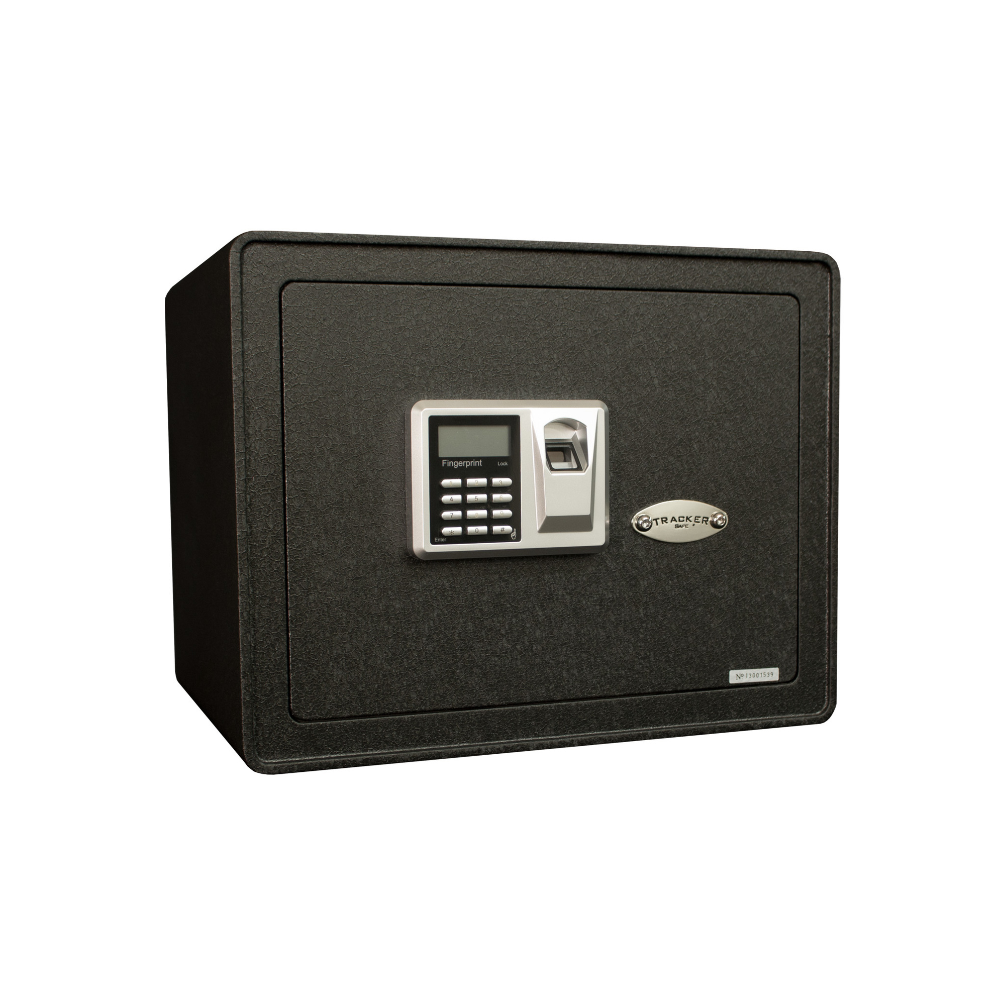 Tracker Safe, 1.21 cu. ft. Steel Security Safe, Biometric Lock, Lock Type Biometric, Model S12