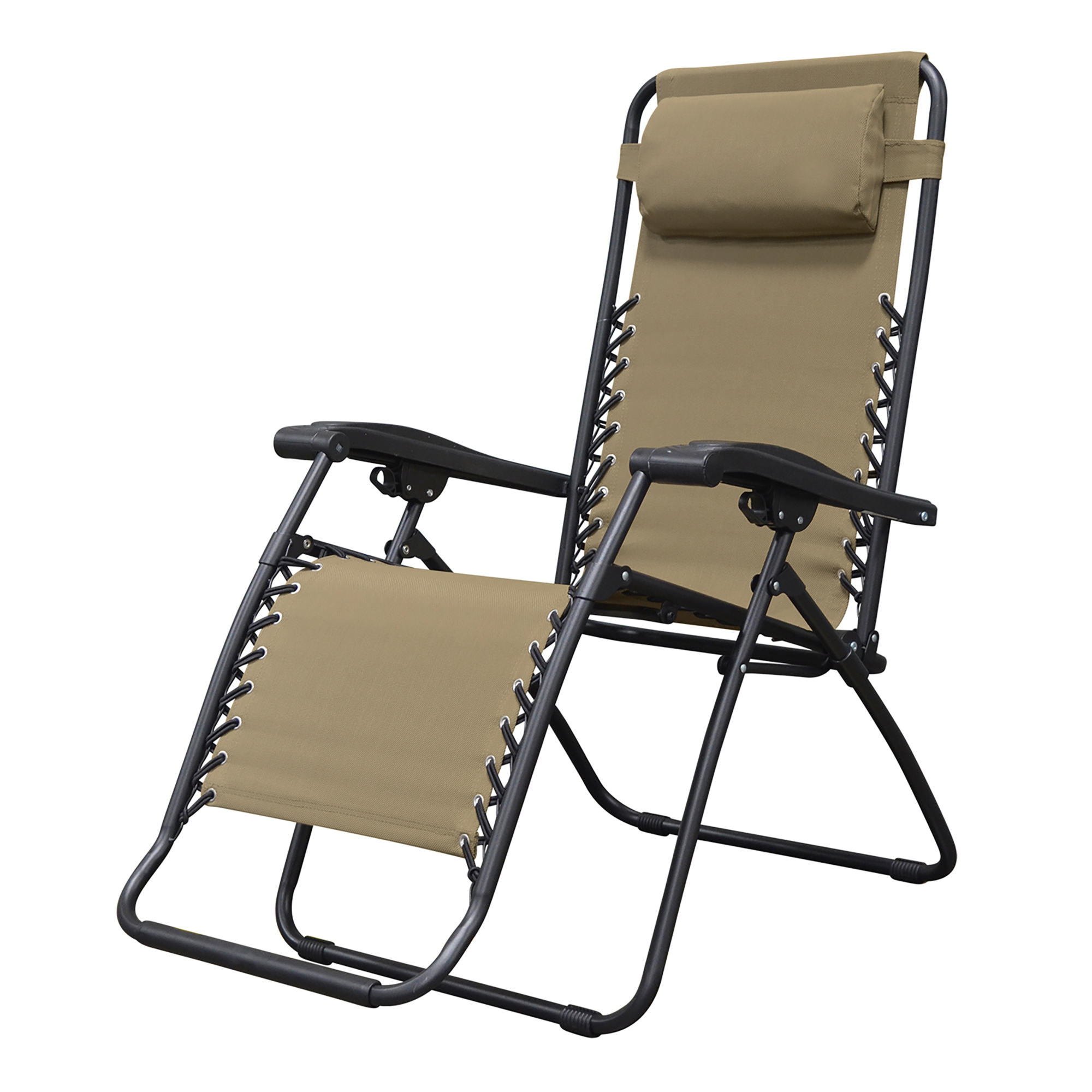 Caravan Canopy, Infinity Zero Gravity Chair Lounger, Primary Color Beige, Material Textile, Width 27.16 in, Model 80009000150