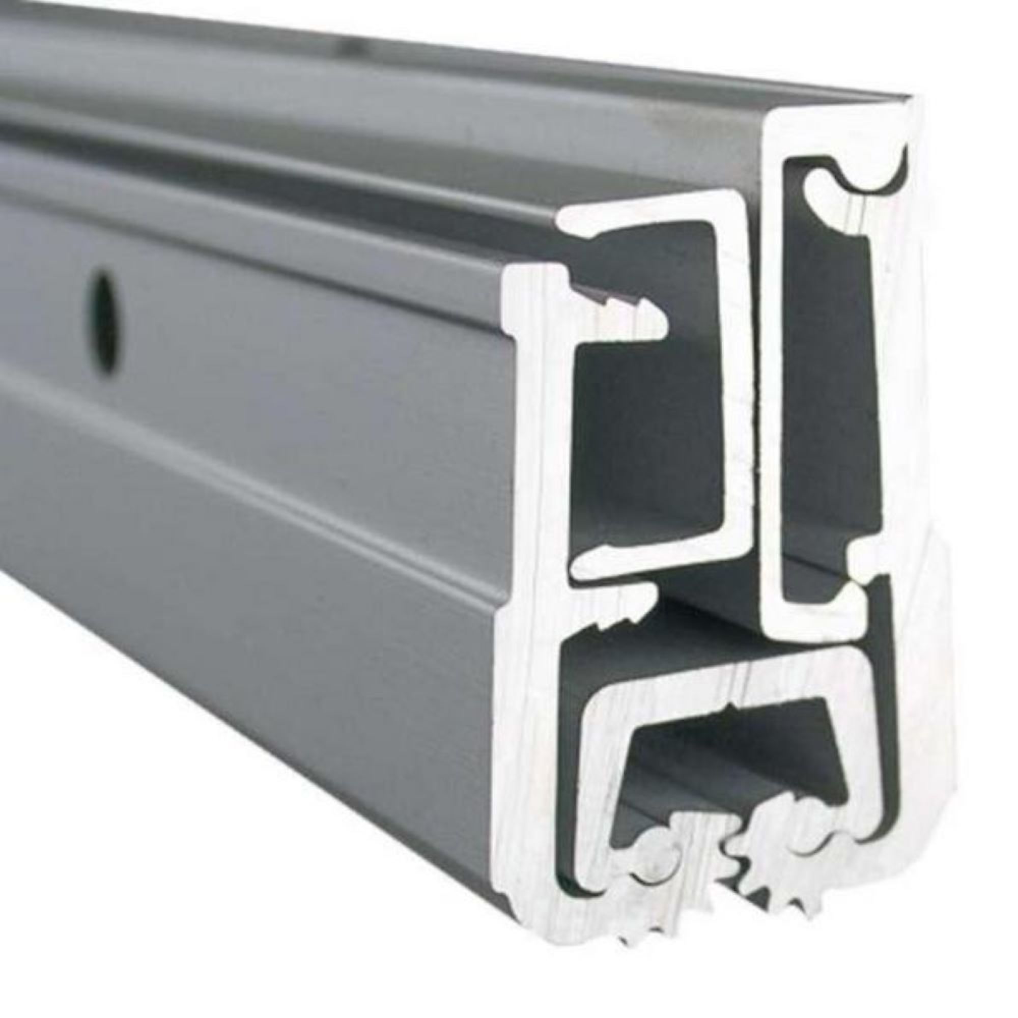 Global Door Controls, 83Inch Full Surface Limited Frame Continuous Hinge, Model THY-1183LFHD-AL