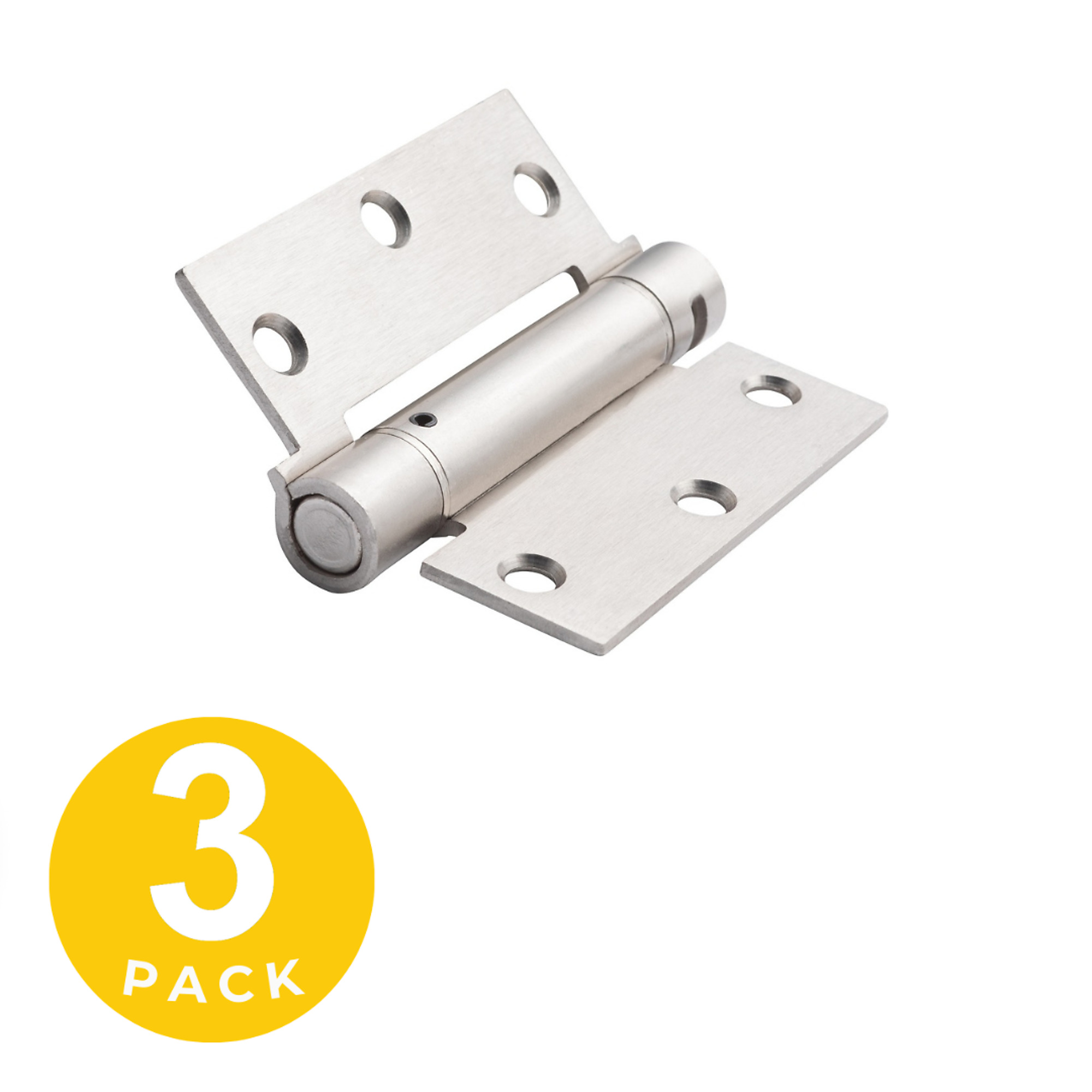 Global Door Controls, Full Mortise Spring With Non-Removable Pin Hinge - Set of 3 Model CPS3535-US15-3