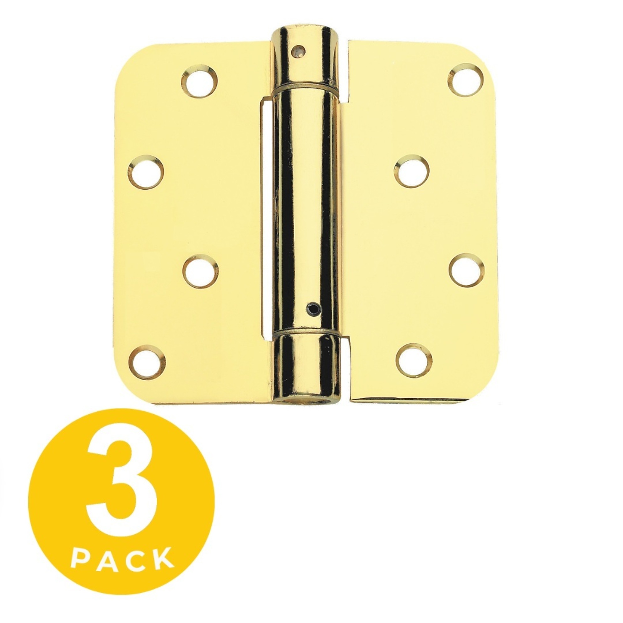 Global Door Controls, Full Mortise Spring Non-Removable Pin Hinge - Set of 3 Model CPS4040-5/8-US3