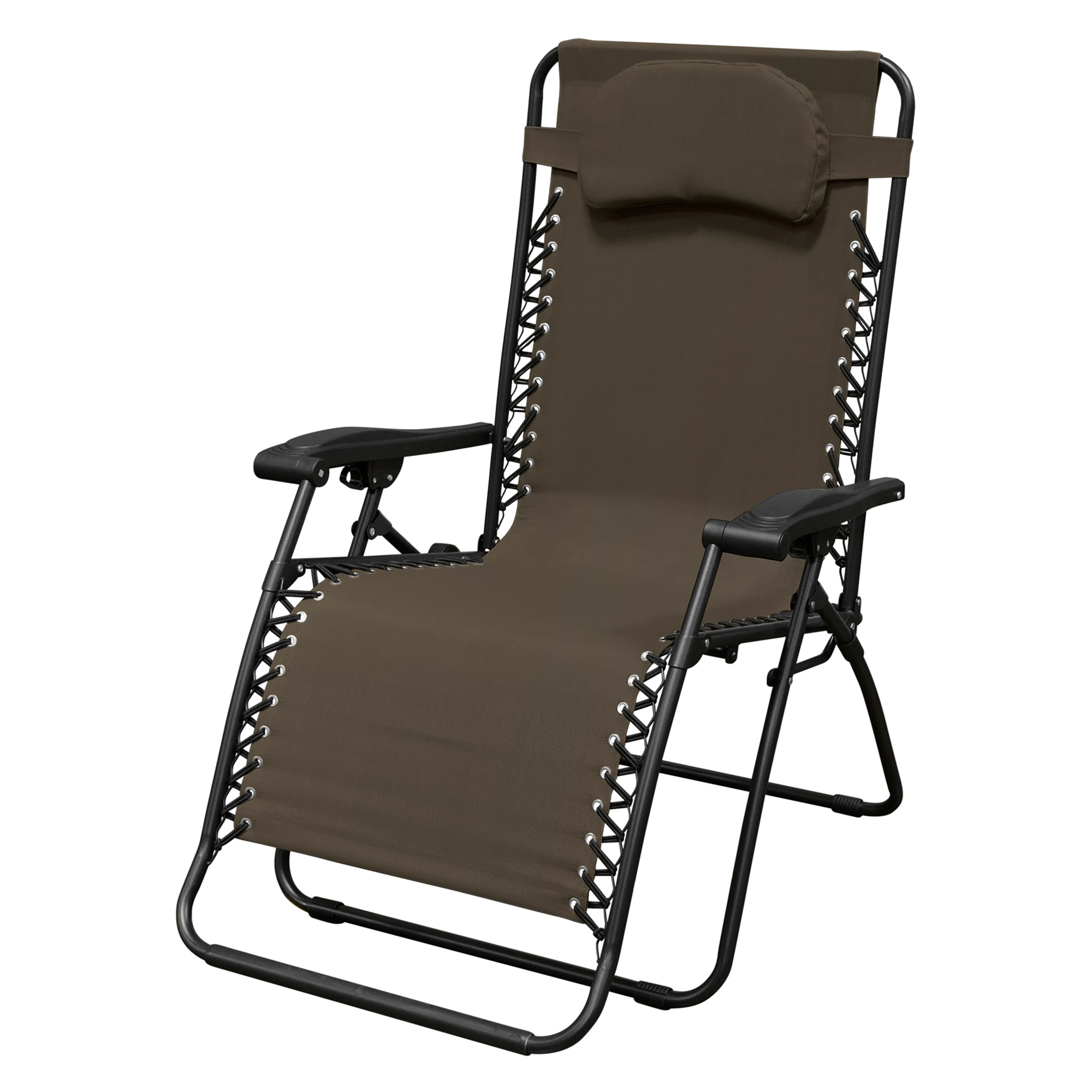 Caravan Canopy, Infinity Oversized Zero Gravity Chair Lounger, Primary Color Brown, Material Textile, Width 31.1 in, Model 80009000161