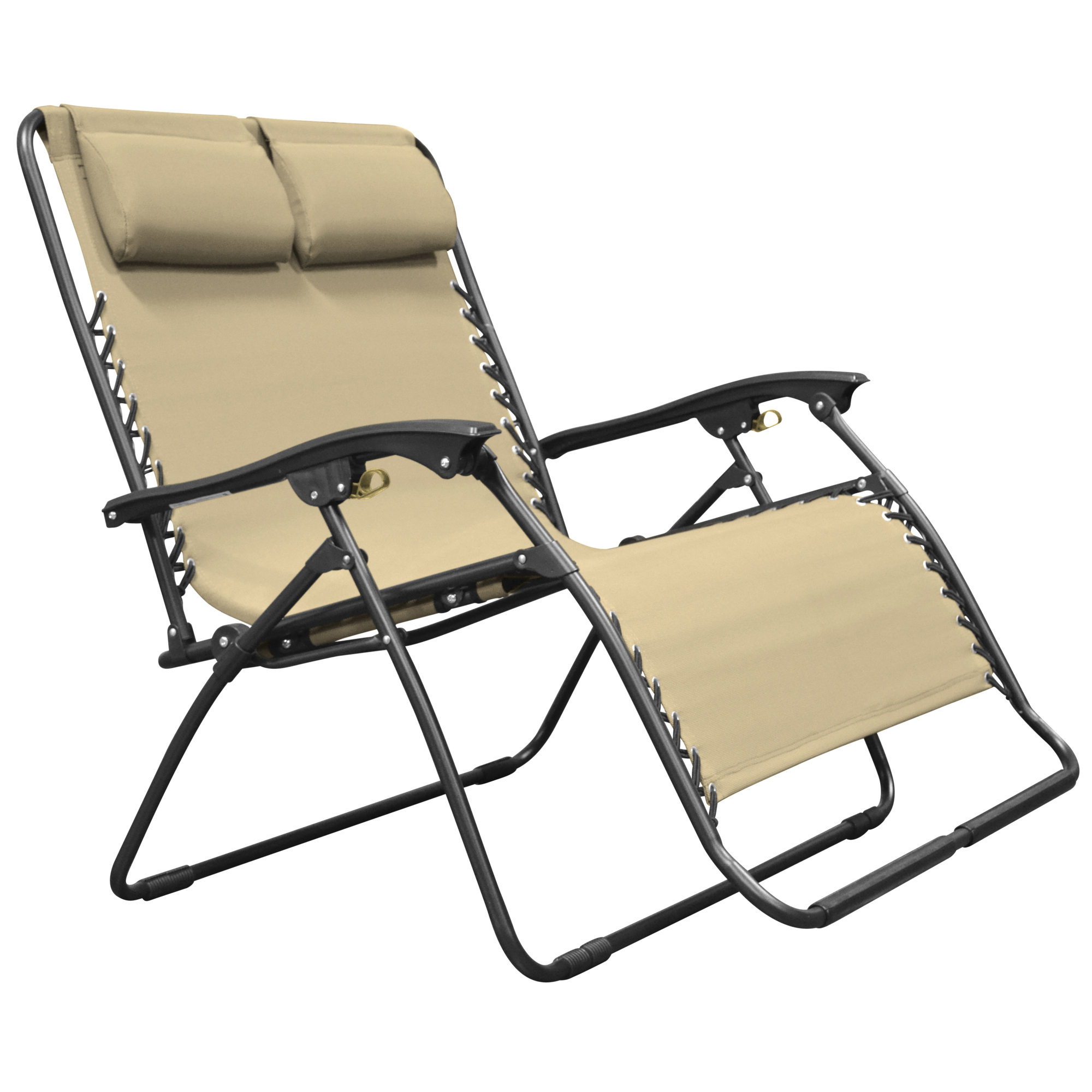 Caravan Canopy, Infinity loveSeat Zero Gravity Chair Lounger, Primary Color Beige, Material Textile, Width 42.9 in, Model ZGL01151