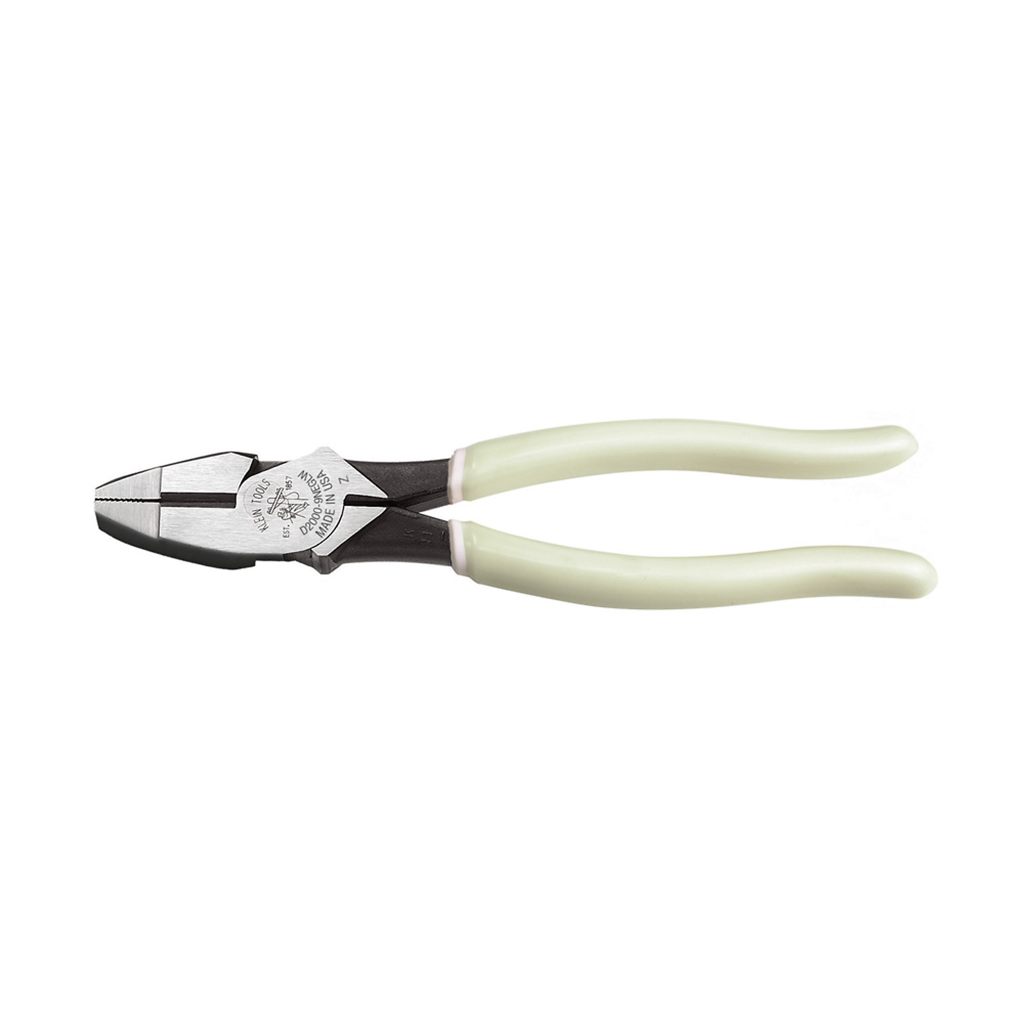 Klein Tools, High Leverage Pliers, Side Cutting, Pieces (qty.) 1 Material Steel, Jaw Capacity 1.38 in, Model D20009NEGLW