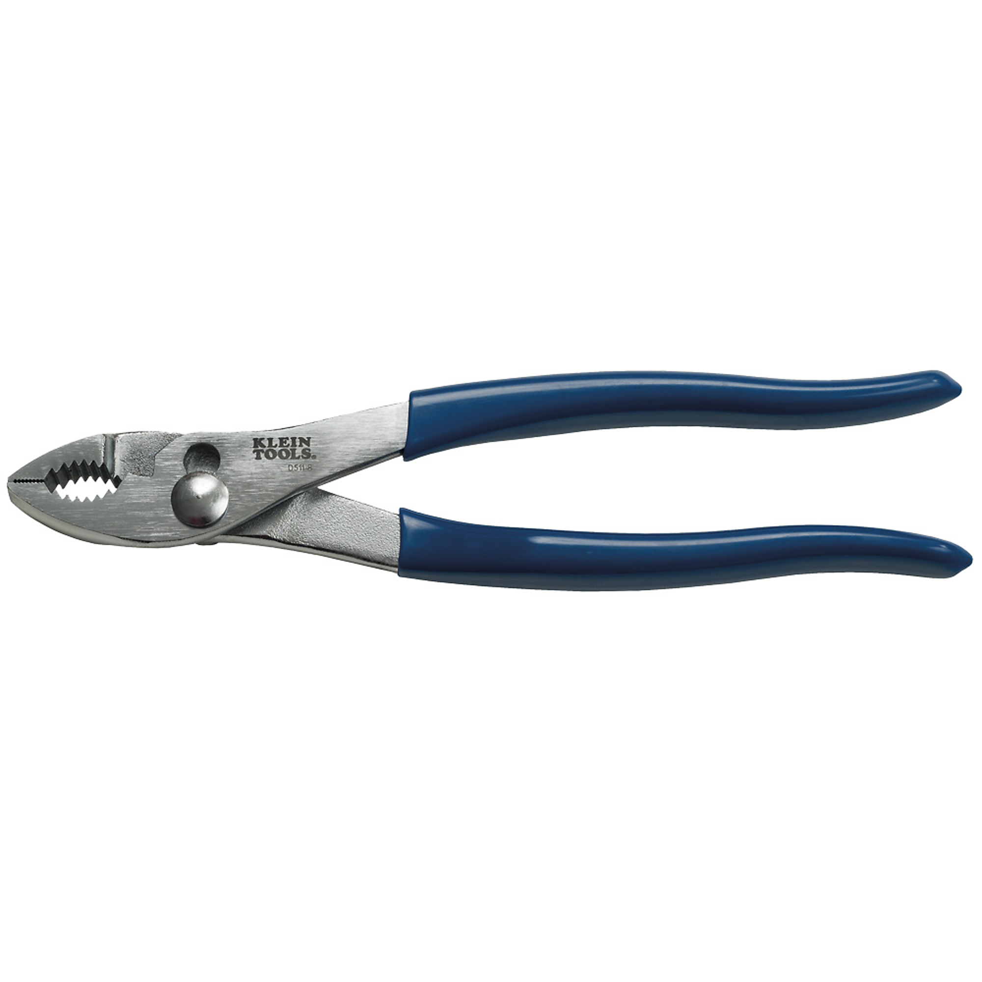 Klein Tools, 8Inch Slip-Joint Pliers, Pieces (qty.) 1 Material Steel, Jaw Capacity 4.5 in, Model D511-8