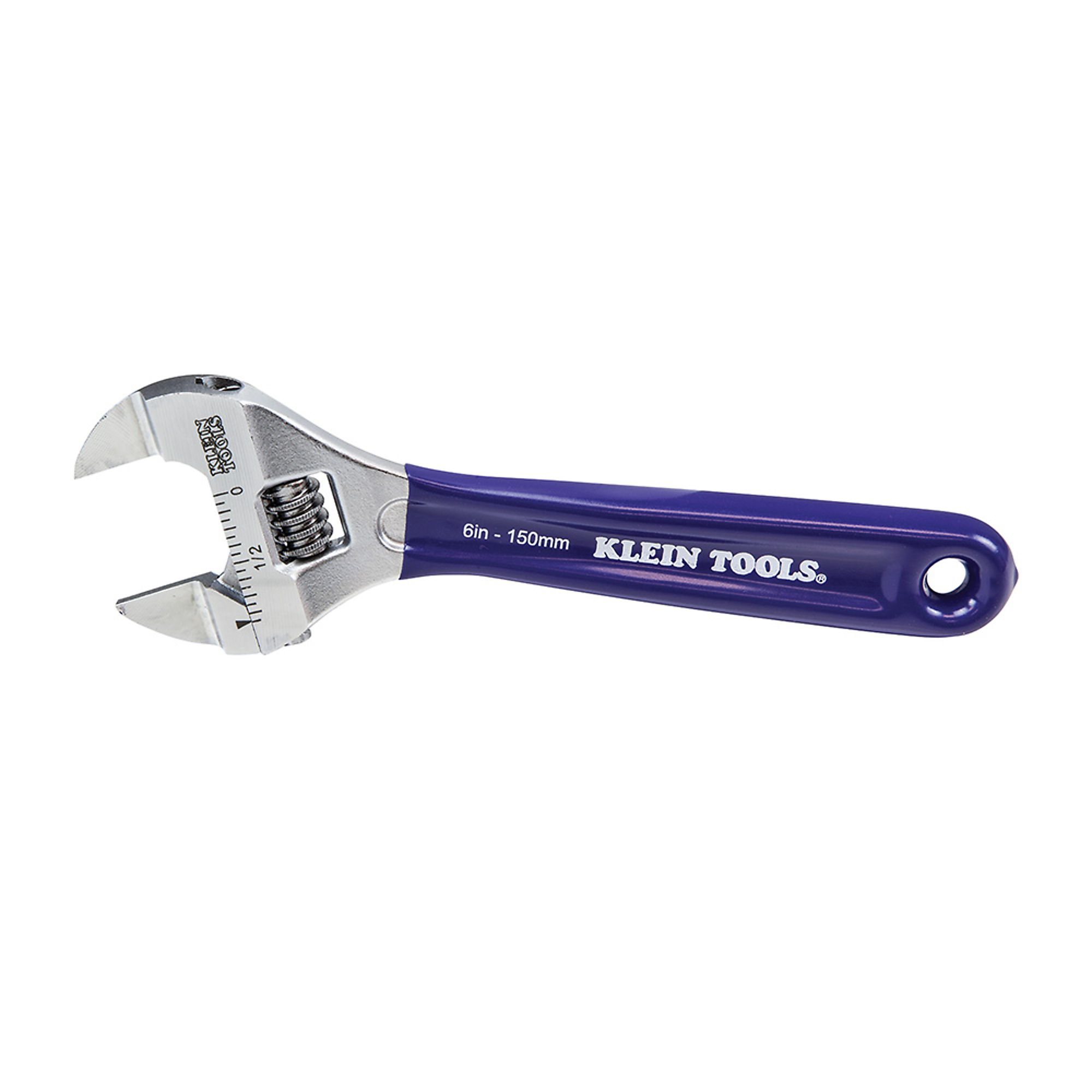 Klein Tools, Slim-Jaw Adjustable Wrench, 6Inch, Pieces (qty.) 1 Tool Length 6.41 in, Measurement Standard Standard (SAE)/Metric, Model D86934