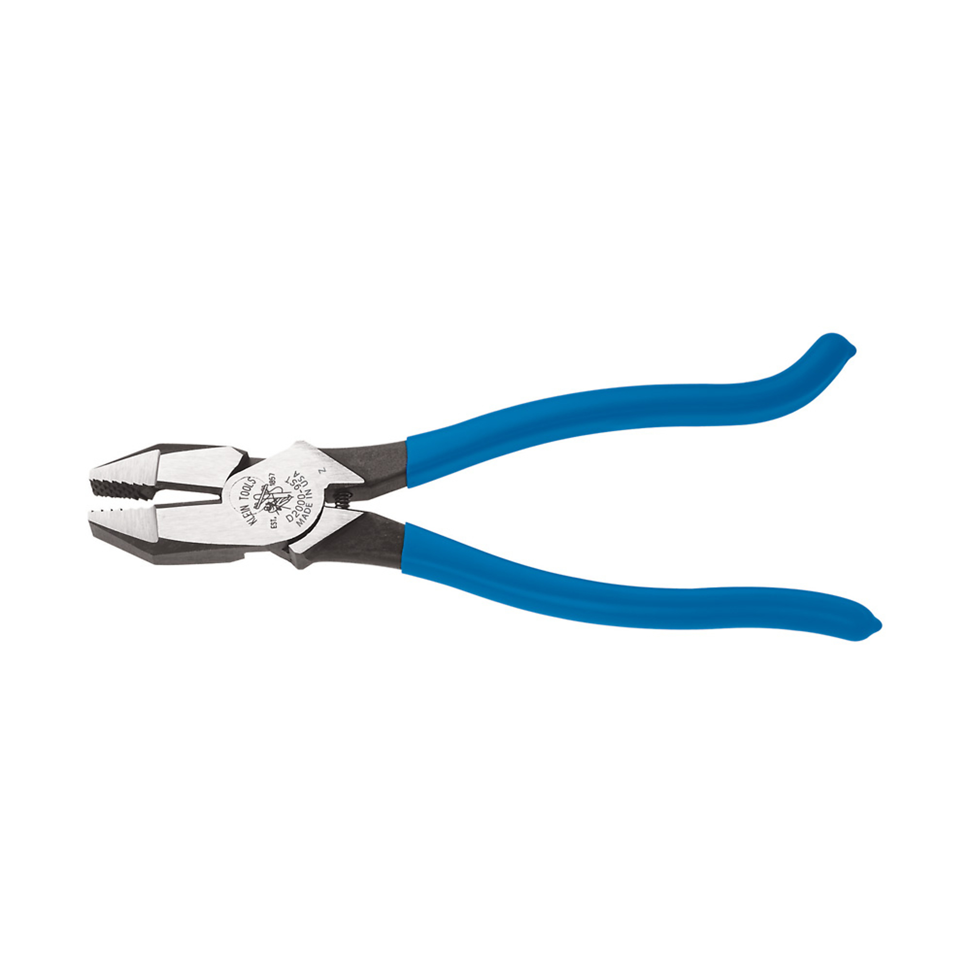 Klein Tools, Ironworker's Pliers, Heavy-Duty Cutting, 9Inch, Pieces (qty.) 1 Material Steel, Jaw Capacity 1.25 in, Model D2000-9ST