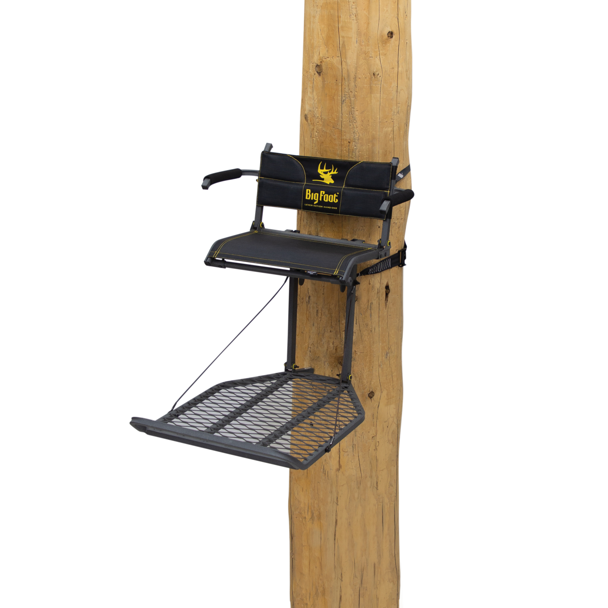 Rivers Edge, XL Lounger Lever-Action Hang-On Treestand, Color Black, Model RE556