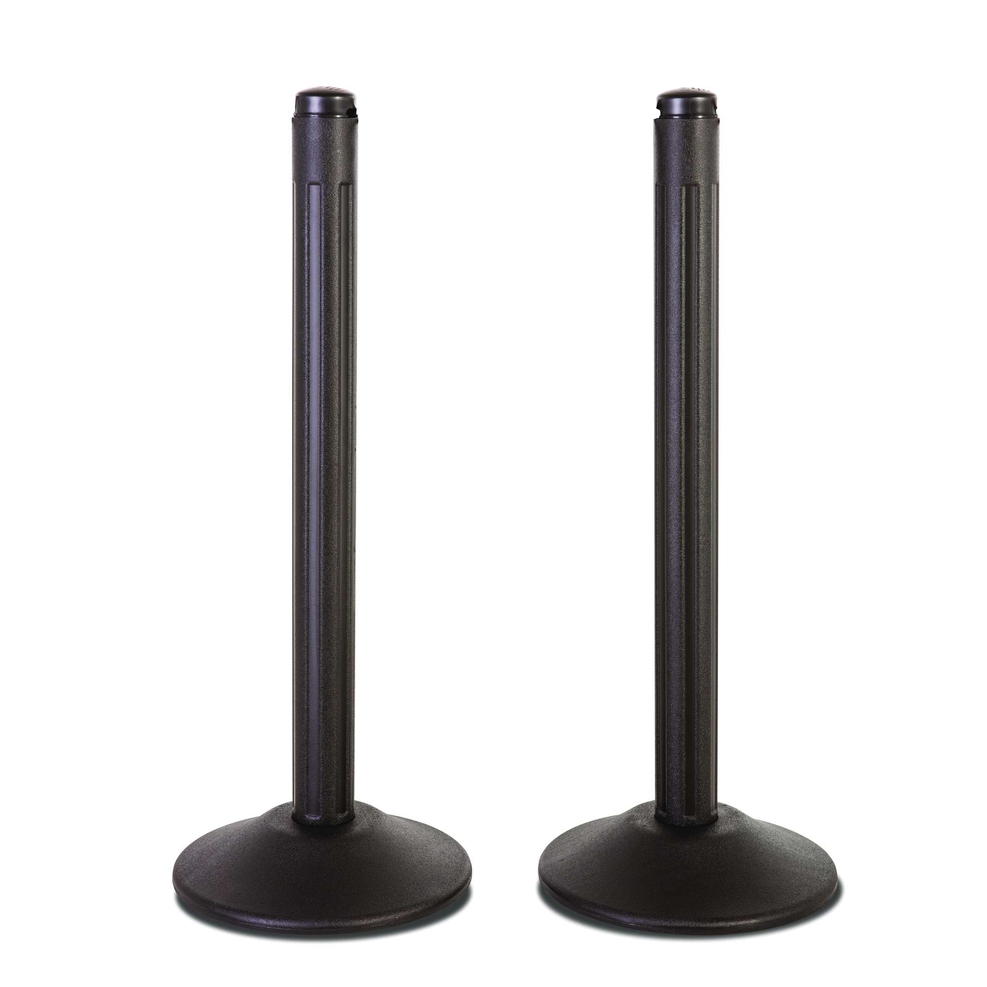 US Weight, Black post, no chain - unweighted base - 2 pack, Model U2003NC