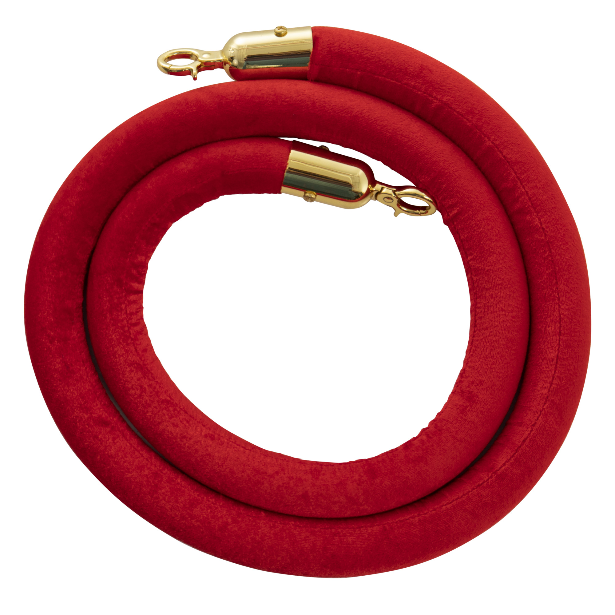 US Weight, 6ft. Red Rope with Brass Ends, Model U2141RED6