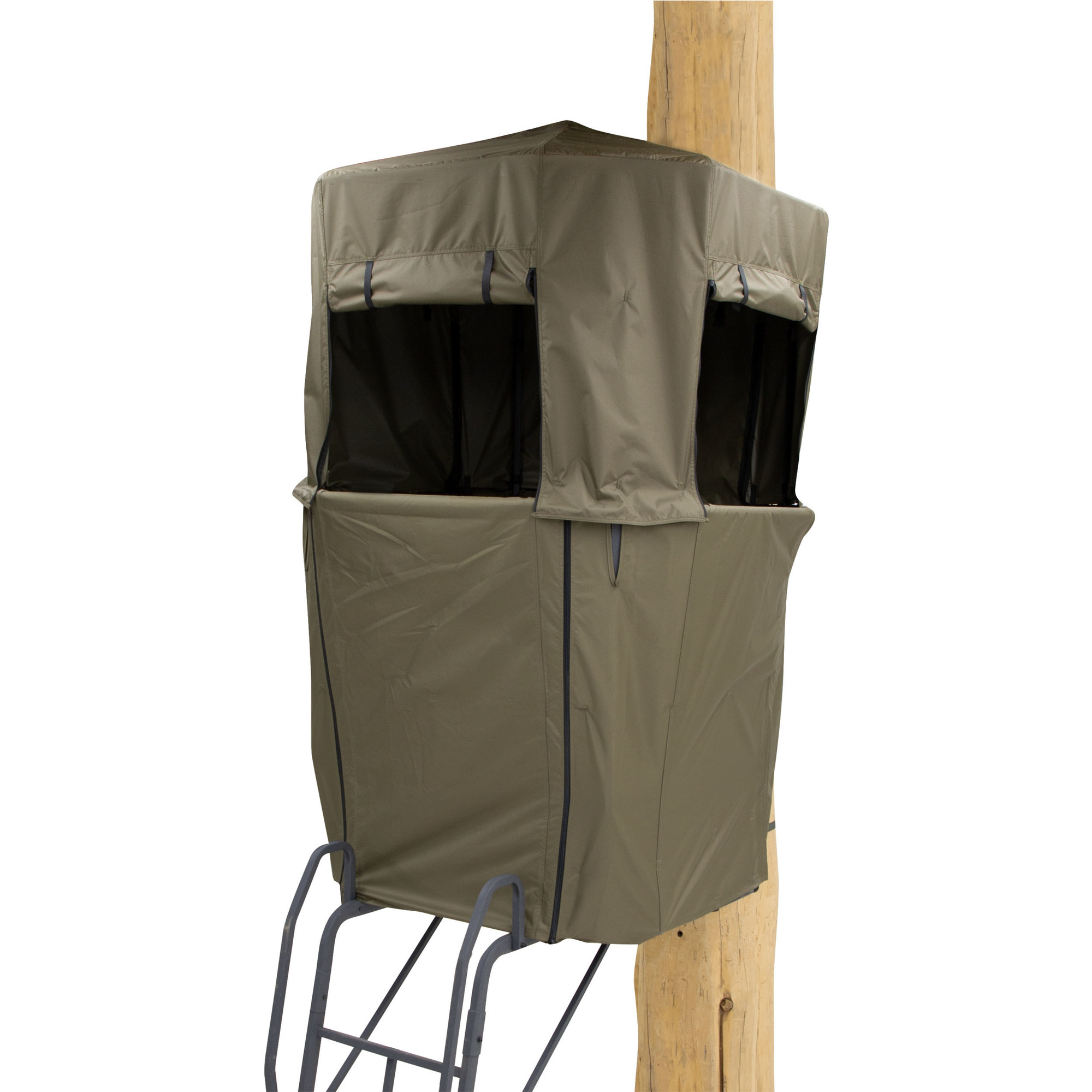 Rivers Edge, Lockdown 360 Roof Kit, Ladder Stand Concealment, Capacity 1 Color Brown, Material Other, Model LD703