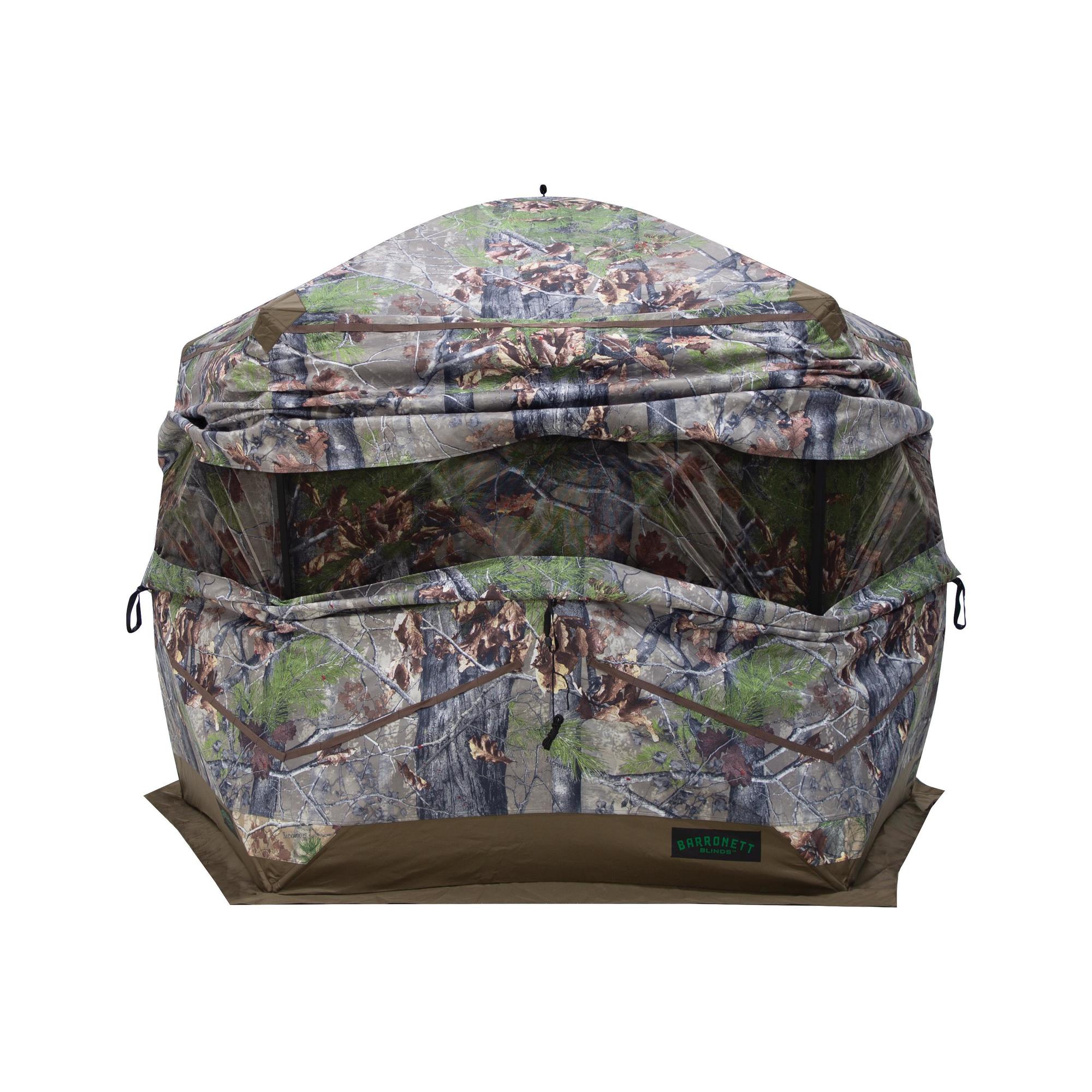 Barronett Blinds, Ox 5 Portable Hunting Blind, 4-Person Capacity, Color Camouflage, Material Polyester, Model BX550BW