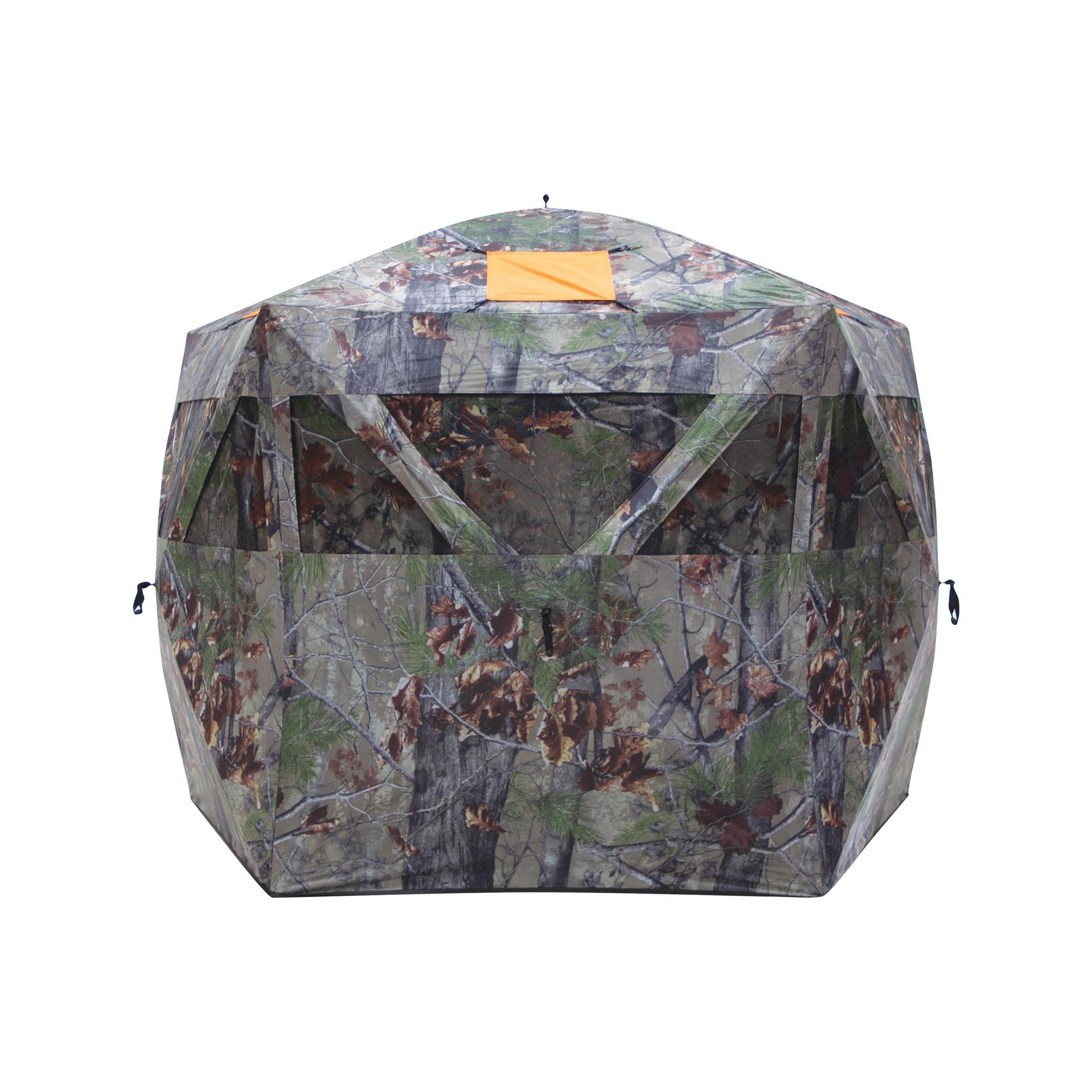 Barronett Blinds, Feather Five Hunting Blind, 4-Person Capacity, Color Camouflage, Material Polyester, Model FF500BW
