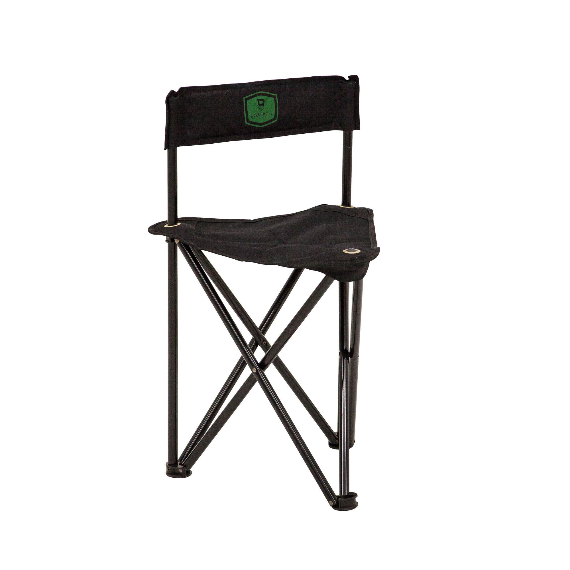 Barronett Blinds, Tripod Hunting Chair, 250 lb. Capacity, Black,, Color Black, Material Polyester, Model BC100