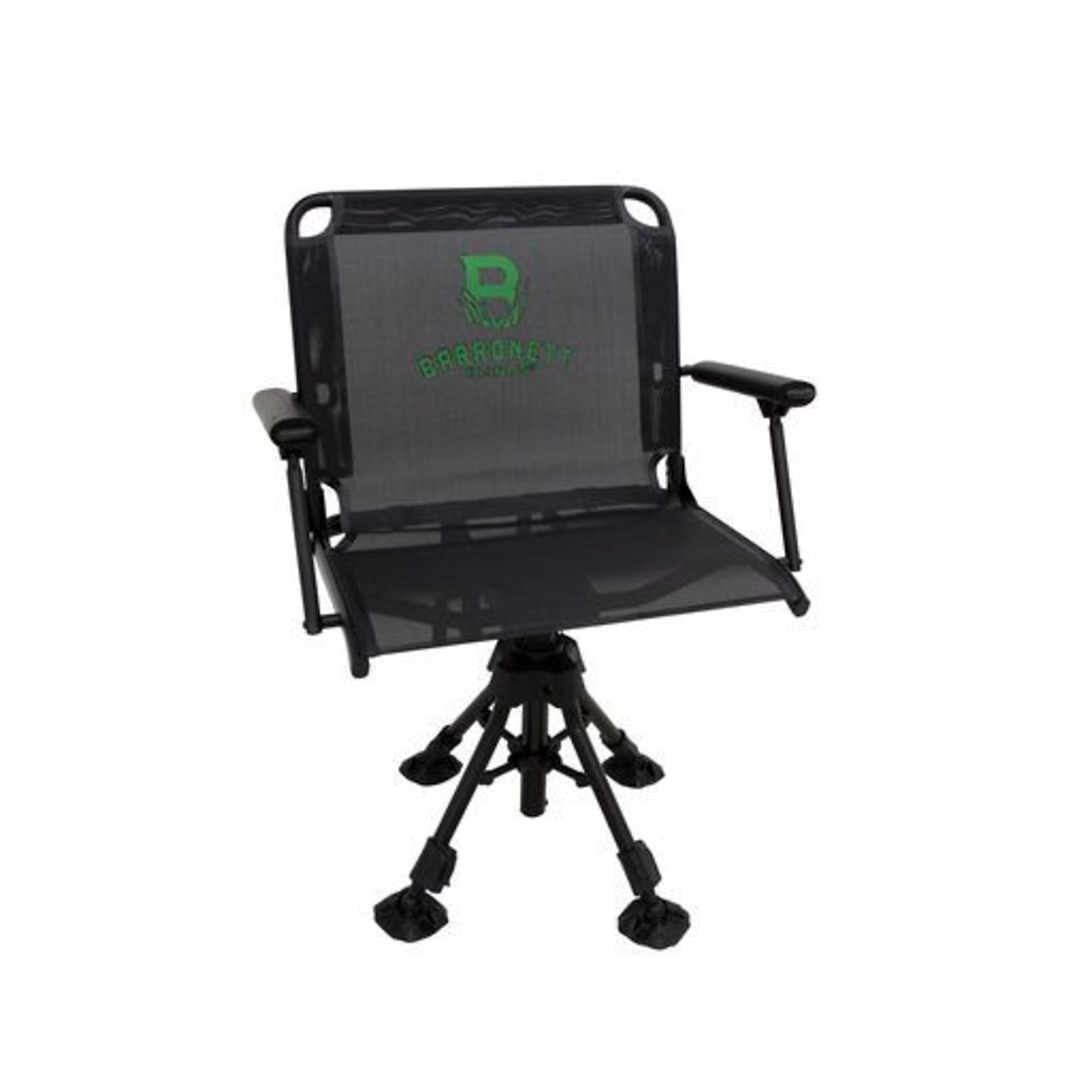 Barronett Blinds, 360 Deluxe Wide Hunting Chair, 350 lb. Capacity, Color Black, Material Polyester, Model BC107