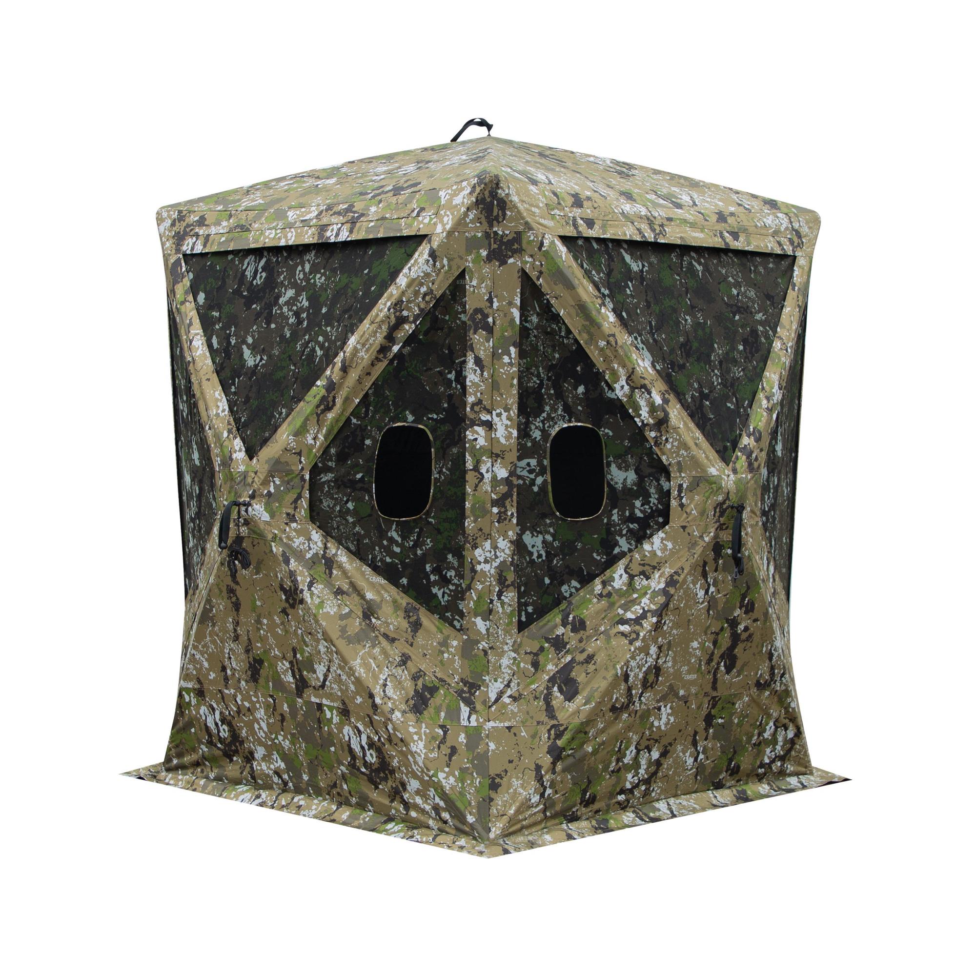 Barronett Blinds, Big Mike Hunting Blind, Tall Hub Blind, 2-Person, Color Camouflage, Material Polyester, Model BM300CT