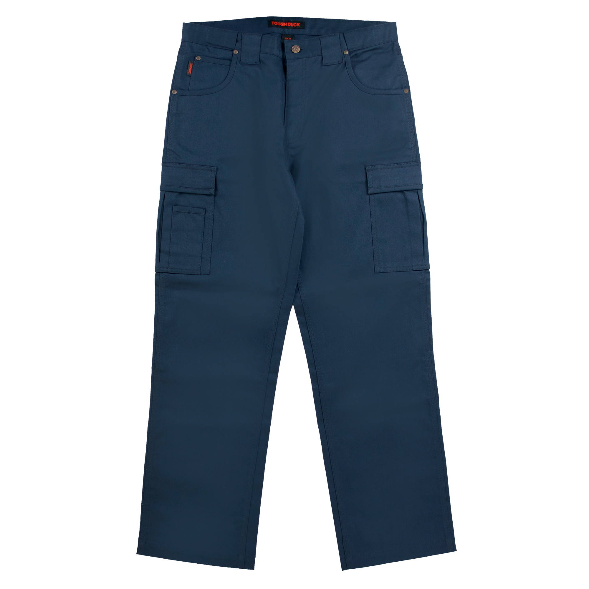 Tough Duck, Flex Twill Cargo Pant, Waist 50 in, Inseam 30 in, Color Denim, Model WP080