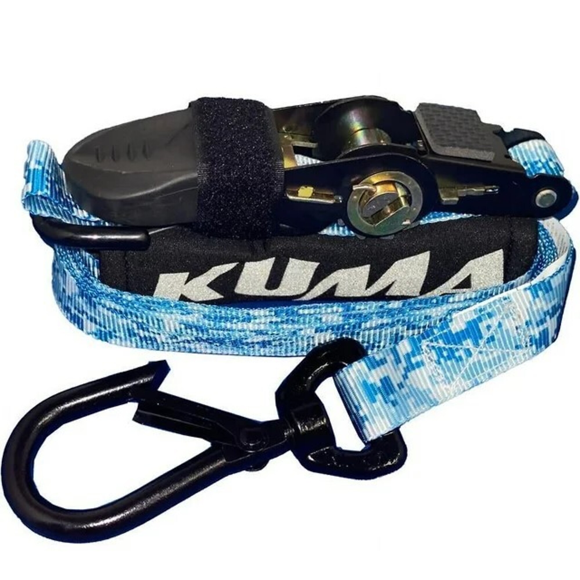 Kuma, 1Inch x 12ft.RatchTie Down 2pk - 1500 Brk Strength, Working Load 500 lb, Straps (qty.) 2 Breaking Strength 1500 lb, Model S2112DB-A