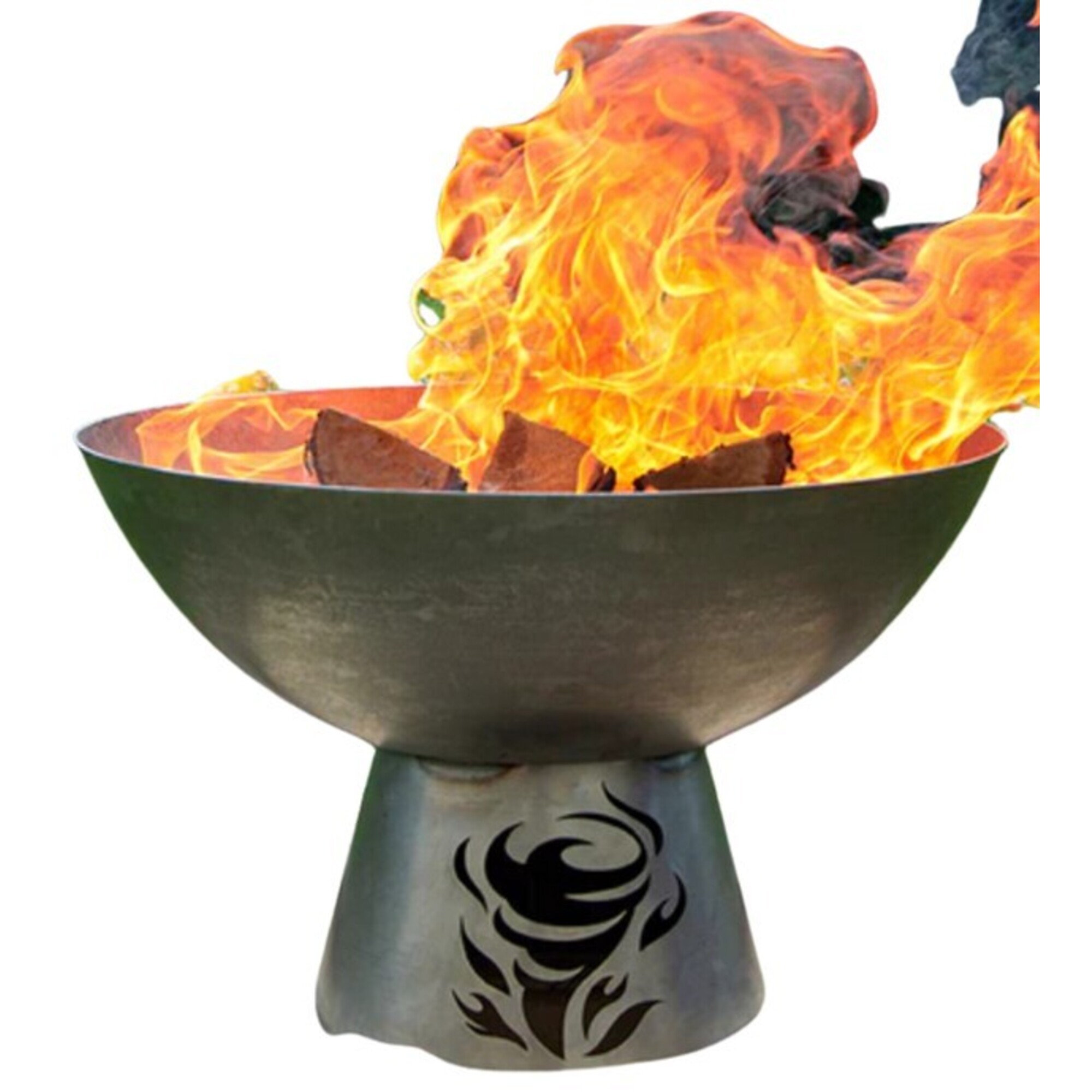 Buck, 24â Carbon Steel Fire Pit Bowl with Stand, Diameter 25 in, Model BU XTREME FIRE BOWL