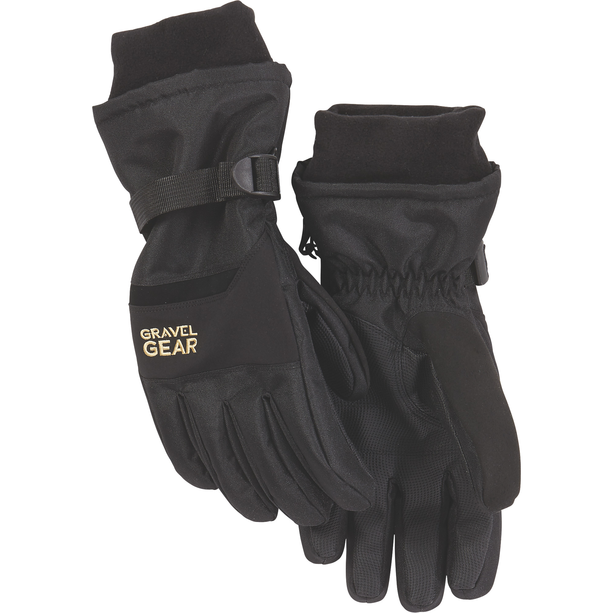 Gravel Gear Men's Waterproof Winter Gloves â Black, 2XL