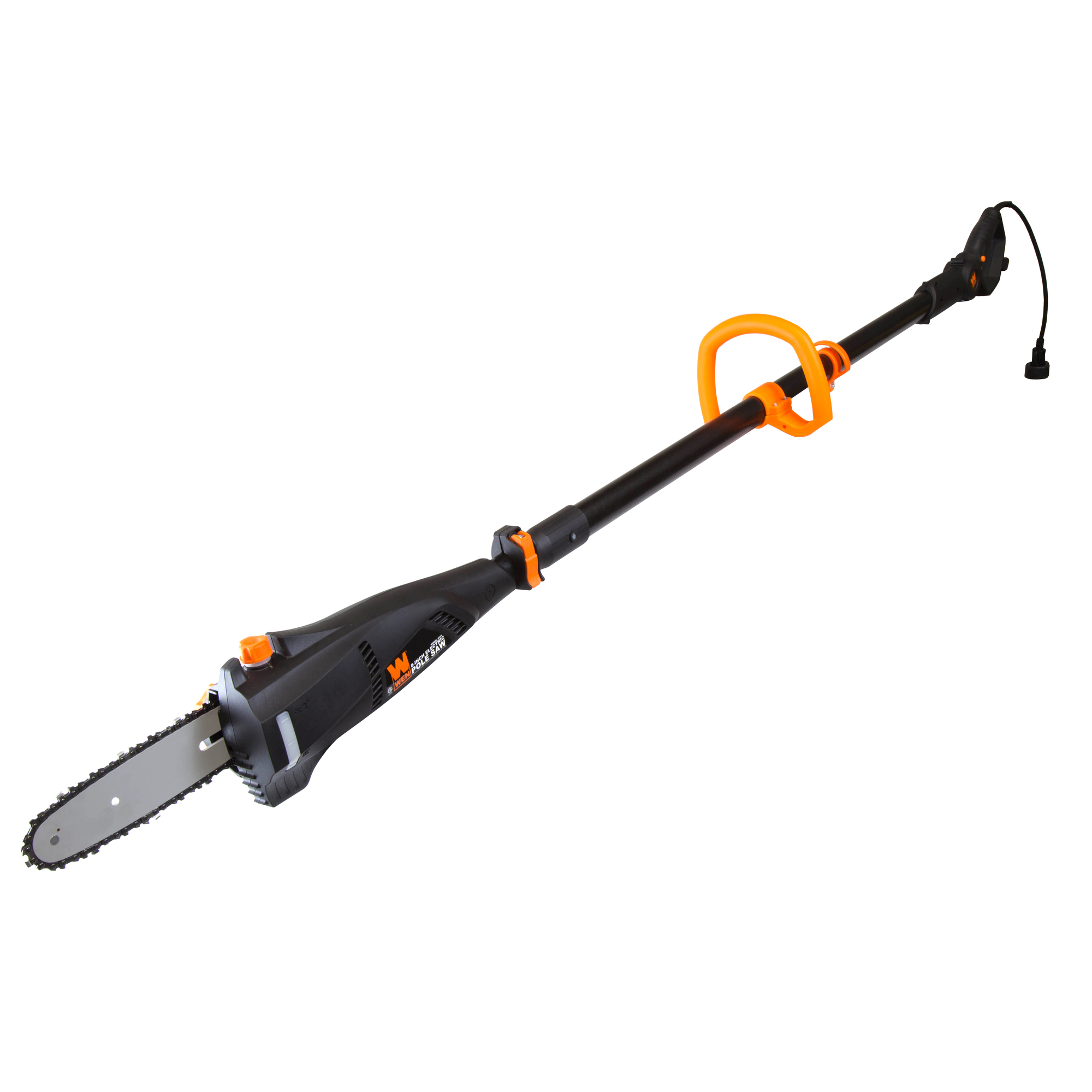 WEN, 8Inch 6.5A Electric Pole Saw, Bar Length 8 in, Operating Height 9.5 ft, Model 4021