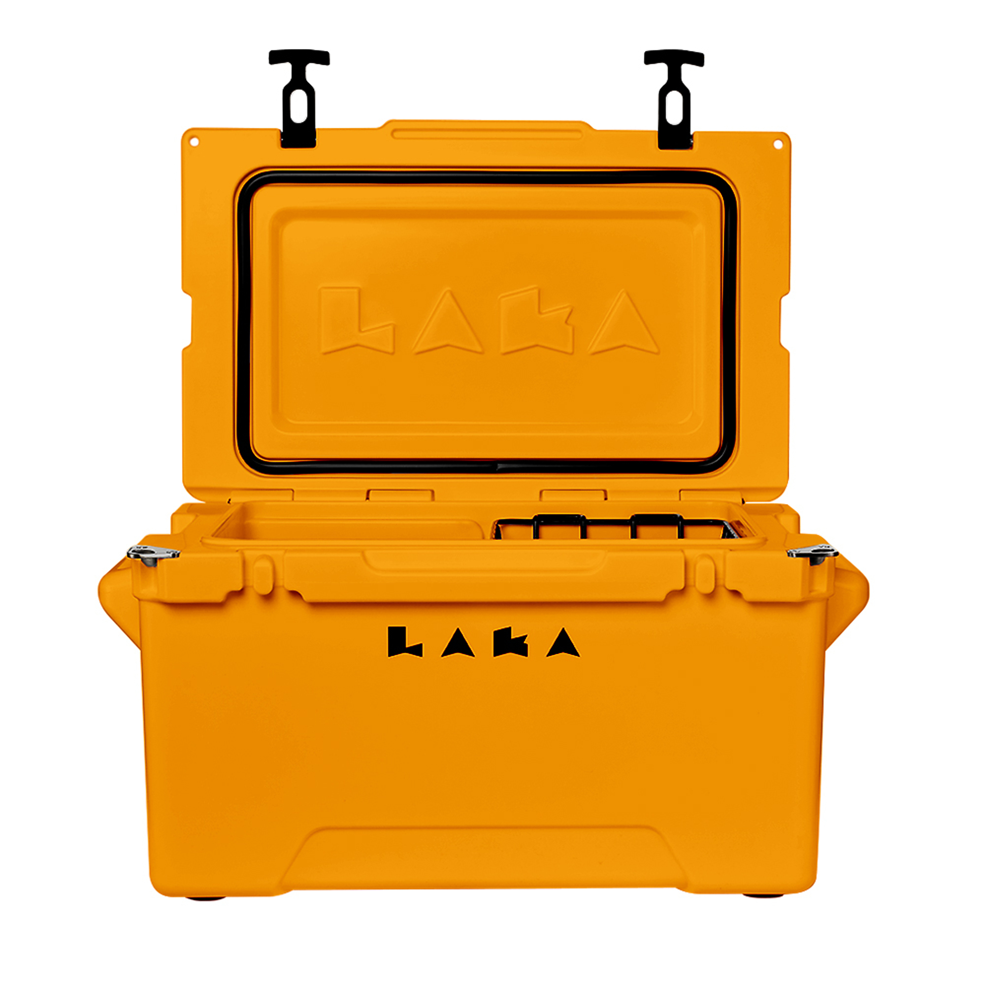 LAKA Cooler, 45 Quart Cooler - Orange, Capacity 11.25 Gal, Model 1068