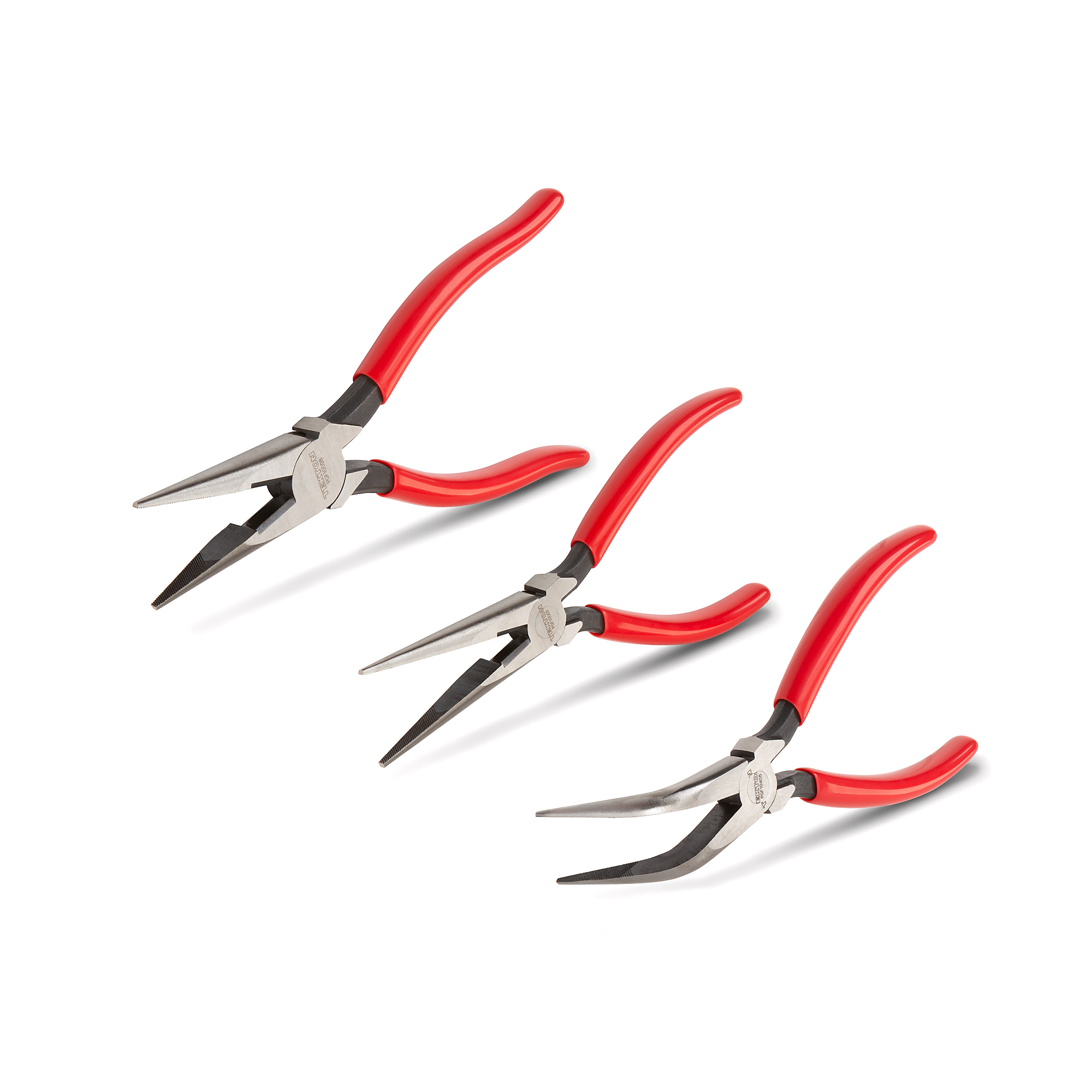 Tekton, 3-Piece Gripping Pliers Set (Bent Nose, Long Nose), Pieces (qty.) 3 Material Steel, Model PGF99101