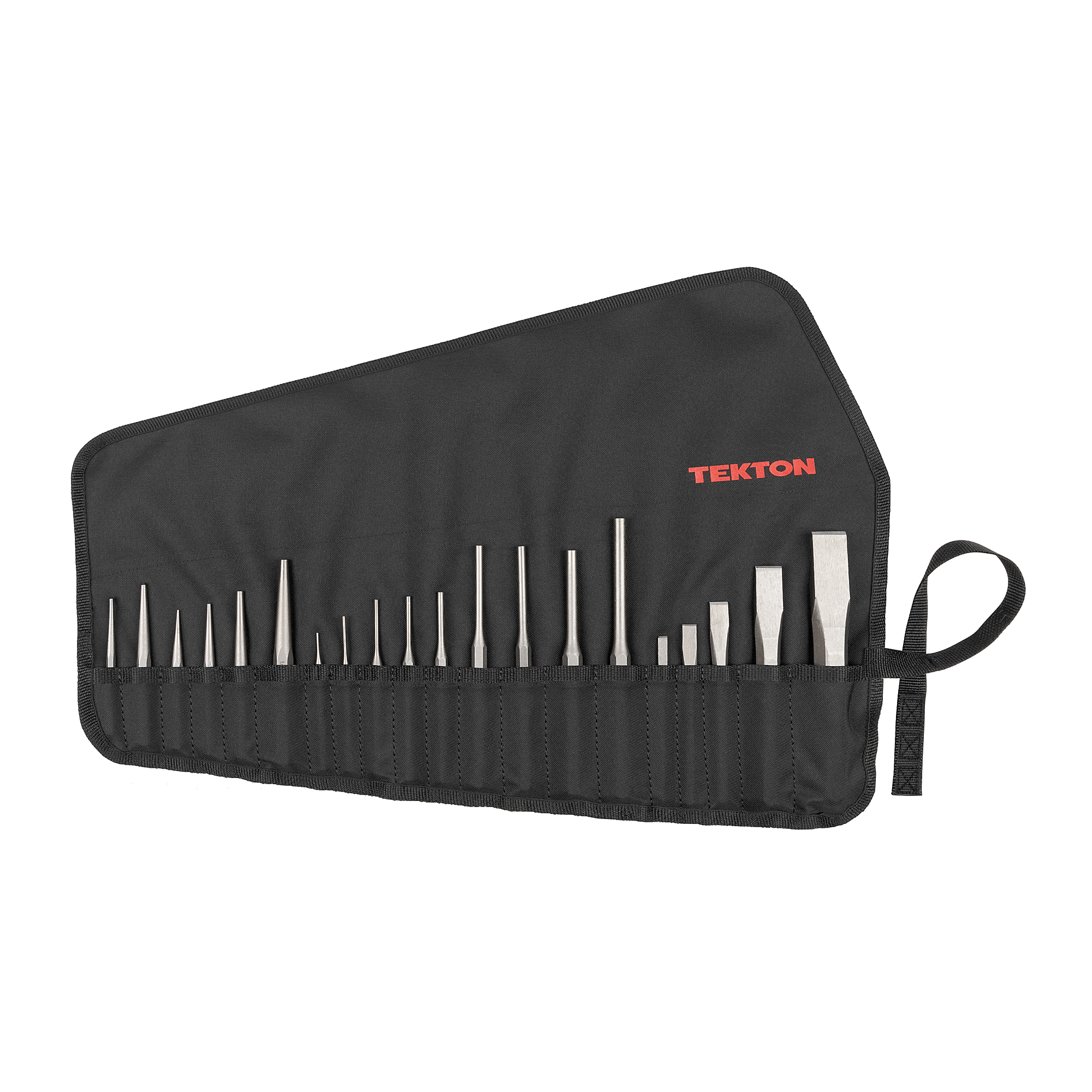 Tekton, 20-Piece Punch and Chisel Set with Pouch, Product Type Punch/Chisel Set, Pieces (qty.) 20 Model PNC99101