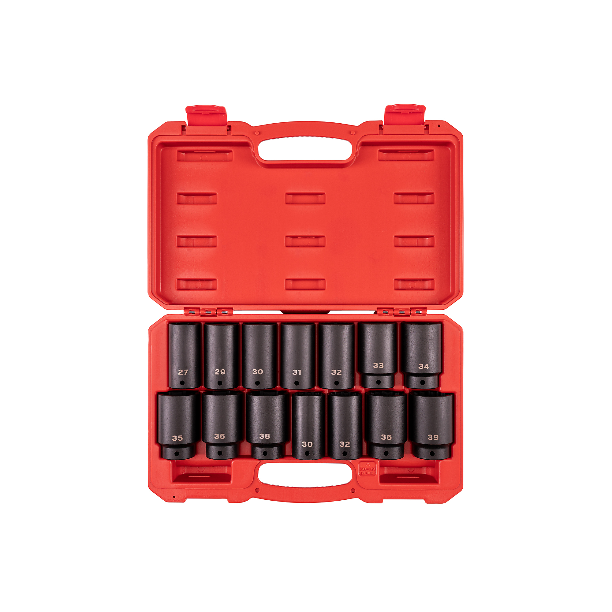 Tekton, 14-pc 1/2Inch Drive Deep Axle Nut Impact Socket Set, Pieces (qty.) 14 Model SID92341