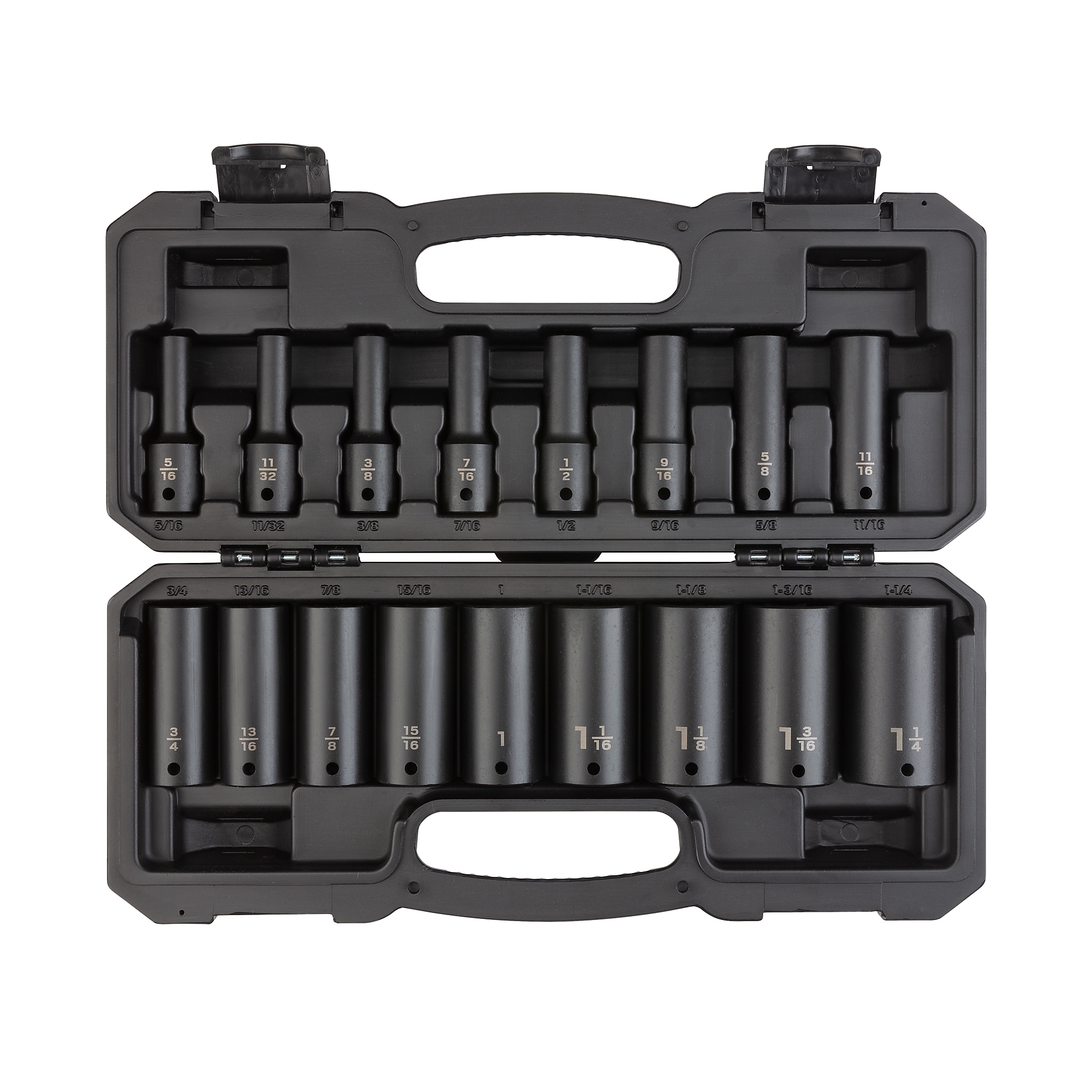 Tekton, 17-pc 1/2Inch Drive Deep 6-Point Impact Socket Set, Pieces (qty.) 17 Socket Set Type 1/2Inch Drive Sets, Model SID92305