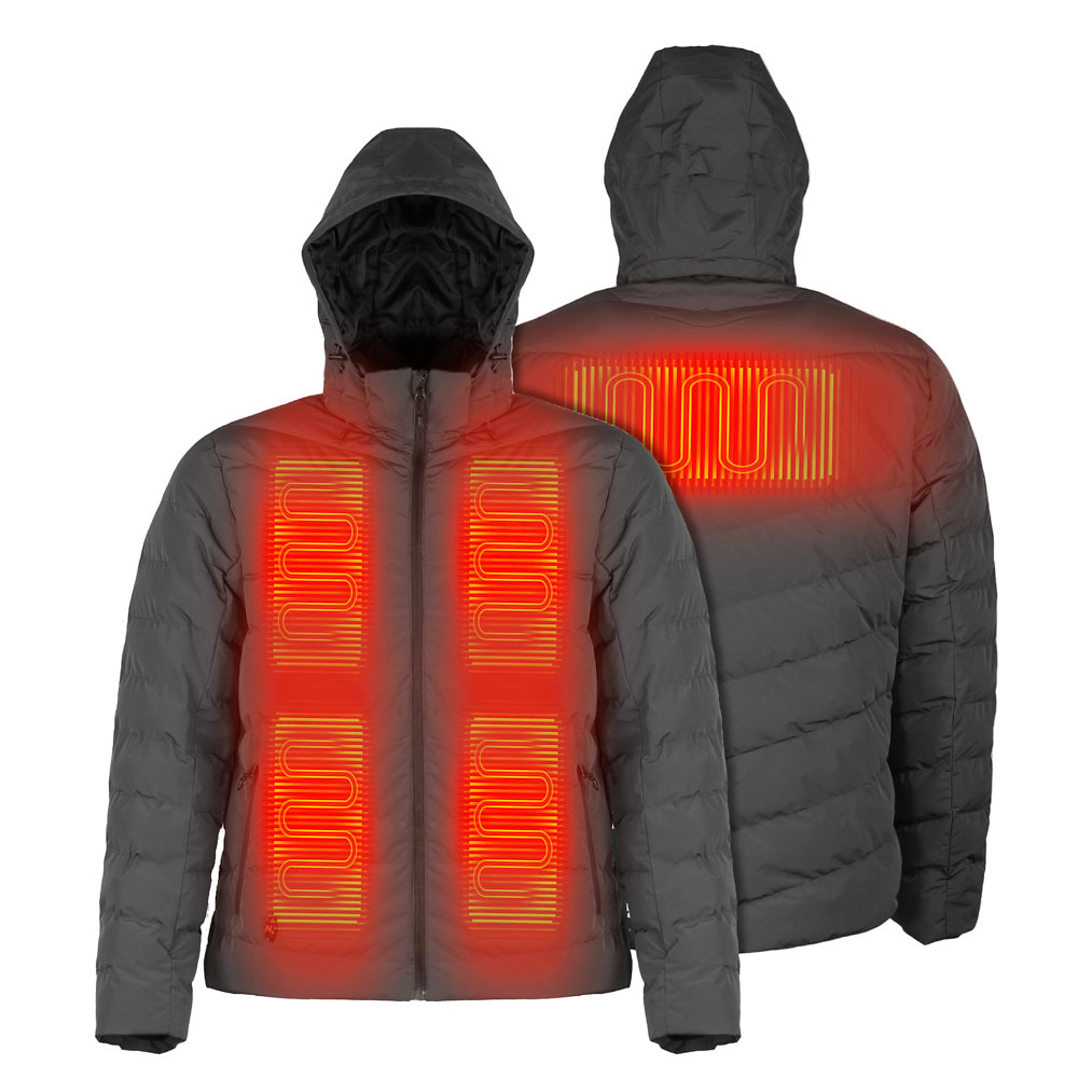 Fieldsheer, Men's Crest Heated Jacket with 7.4v Battery, Size 3XL, Color Black, Model MWMJ37010722